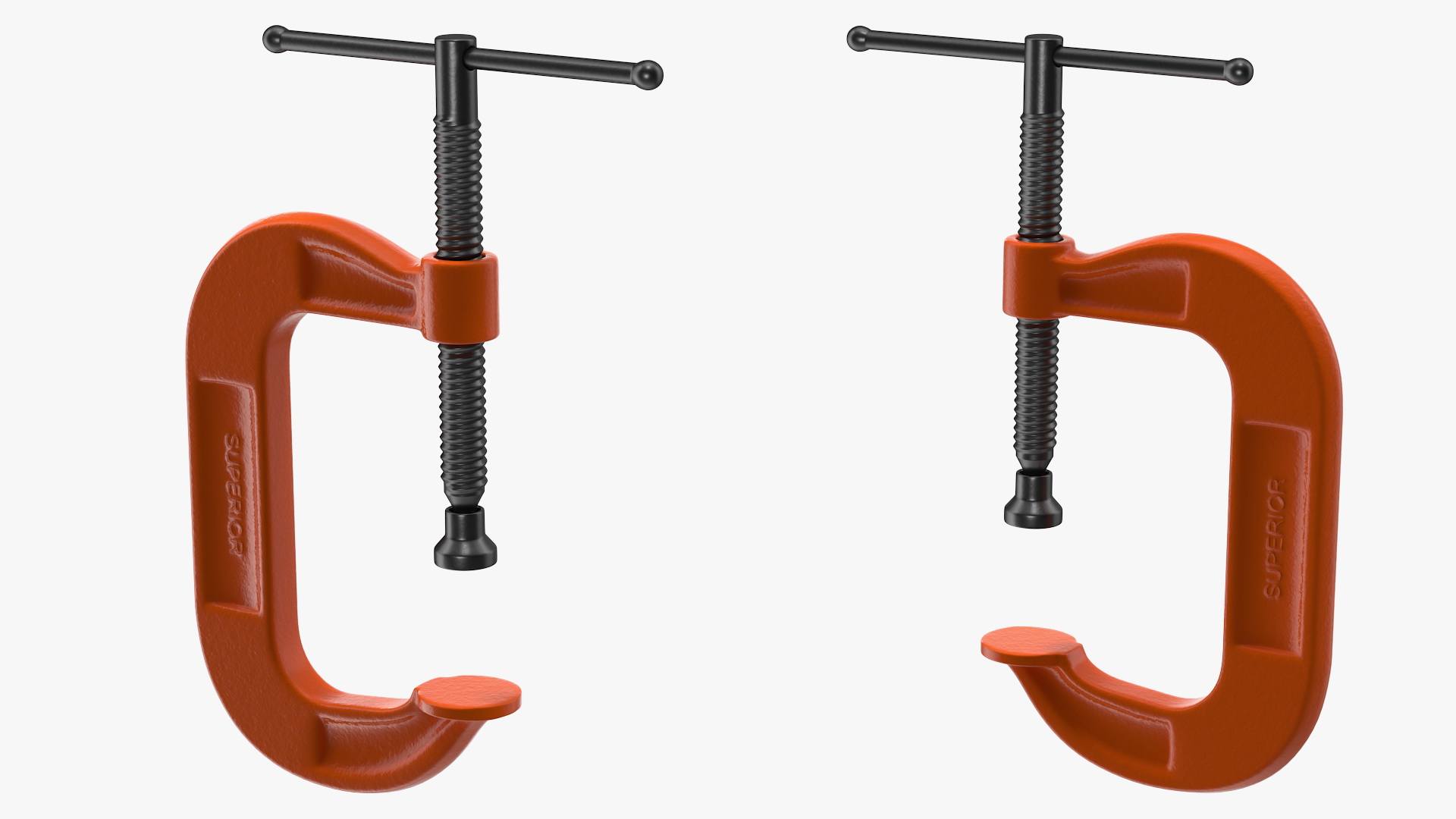 3D Forged Orange C-Clamp
