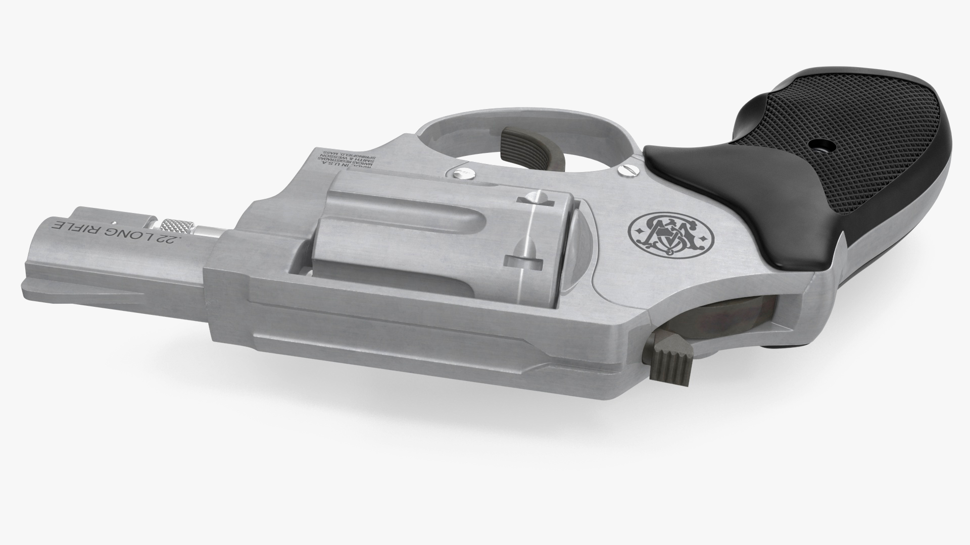 3D Small Revolver Smith and Wesson