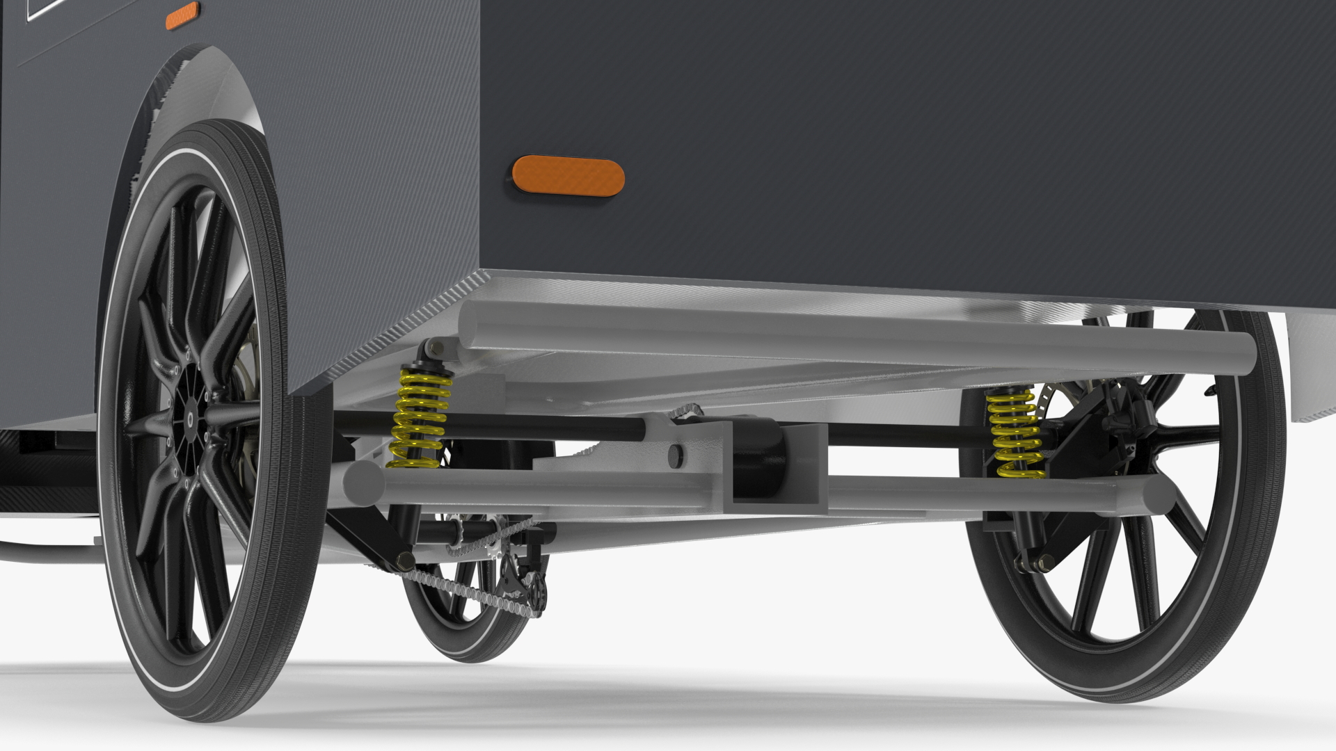 3D EAV Cargo Delivery Bike Amazon Rigged for Cinema 4D