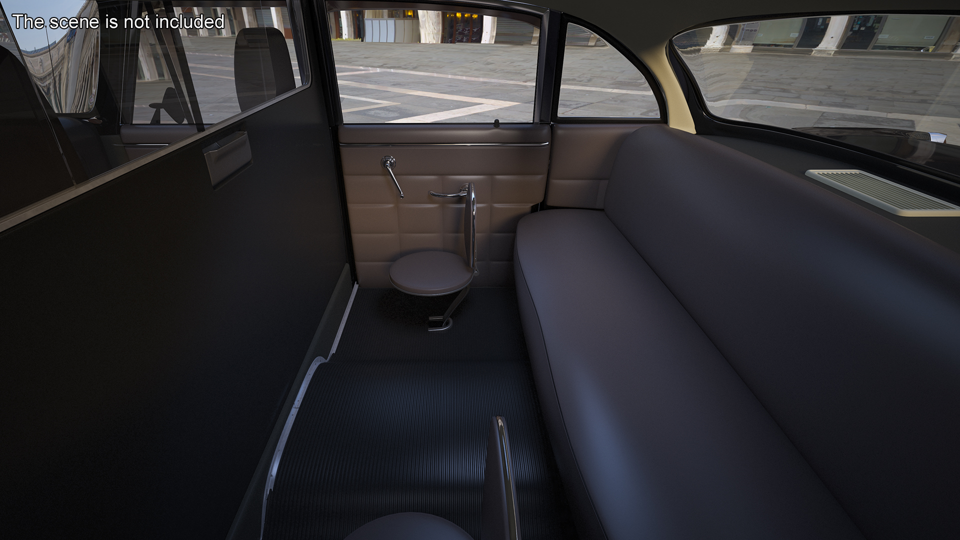 3D model Checker Marathon Taxi Cab Vintage Rigged