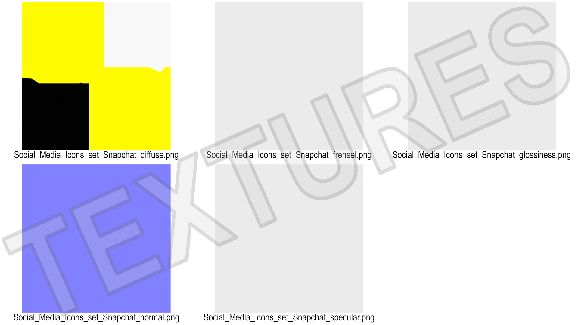 3D Snapchat Social Media Icon