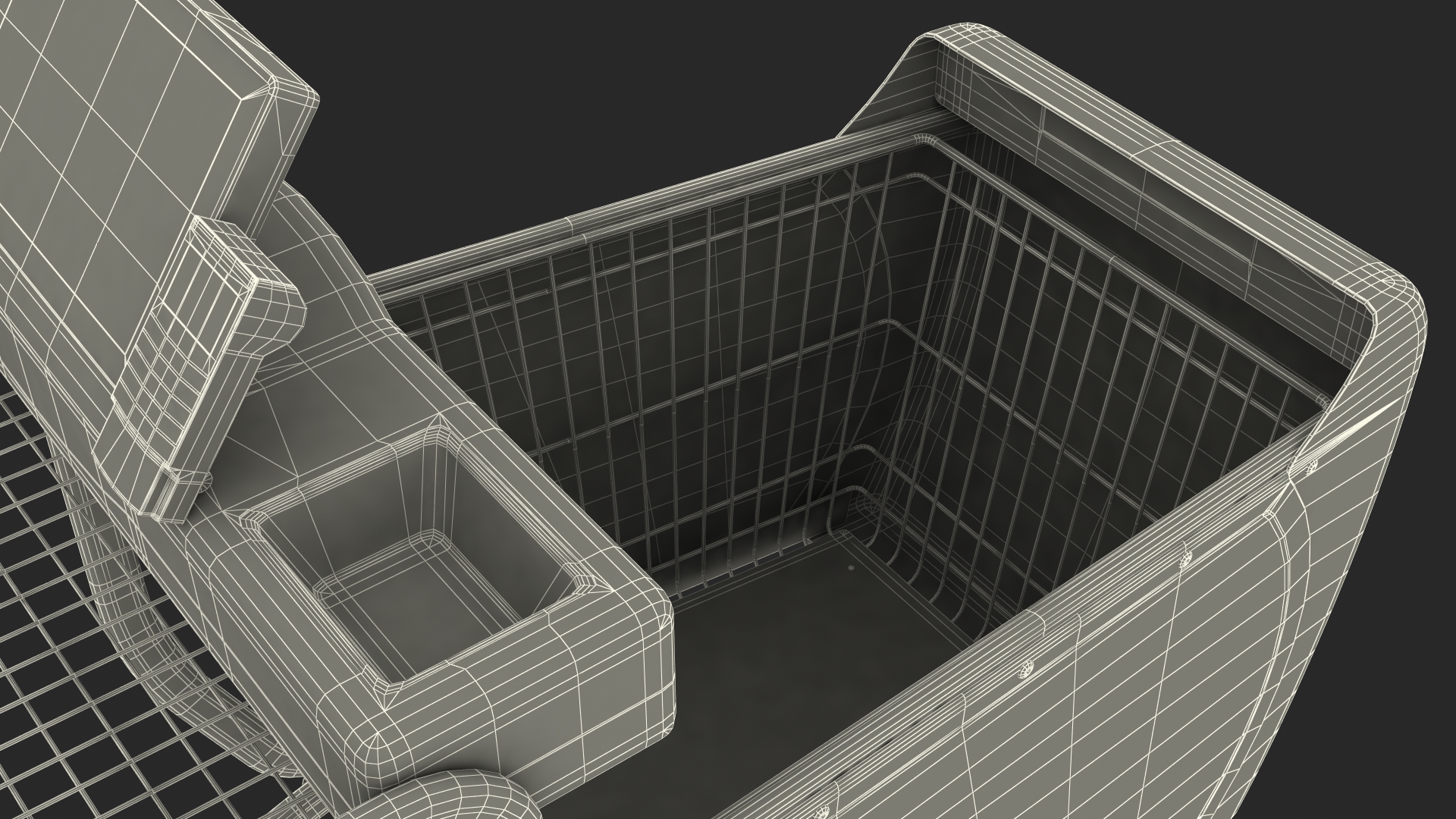 Smart Shopping Cart 3D model