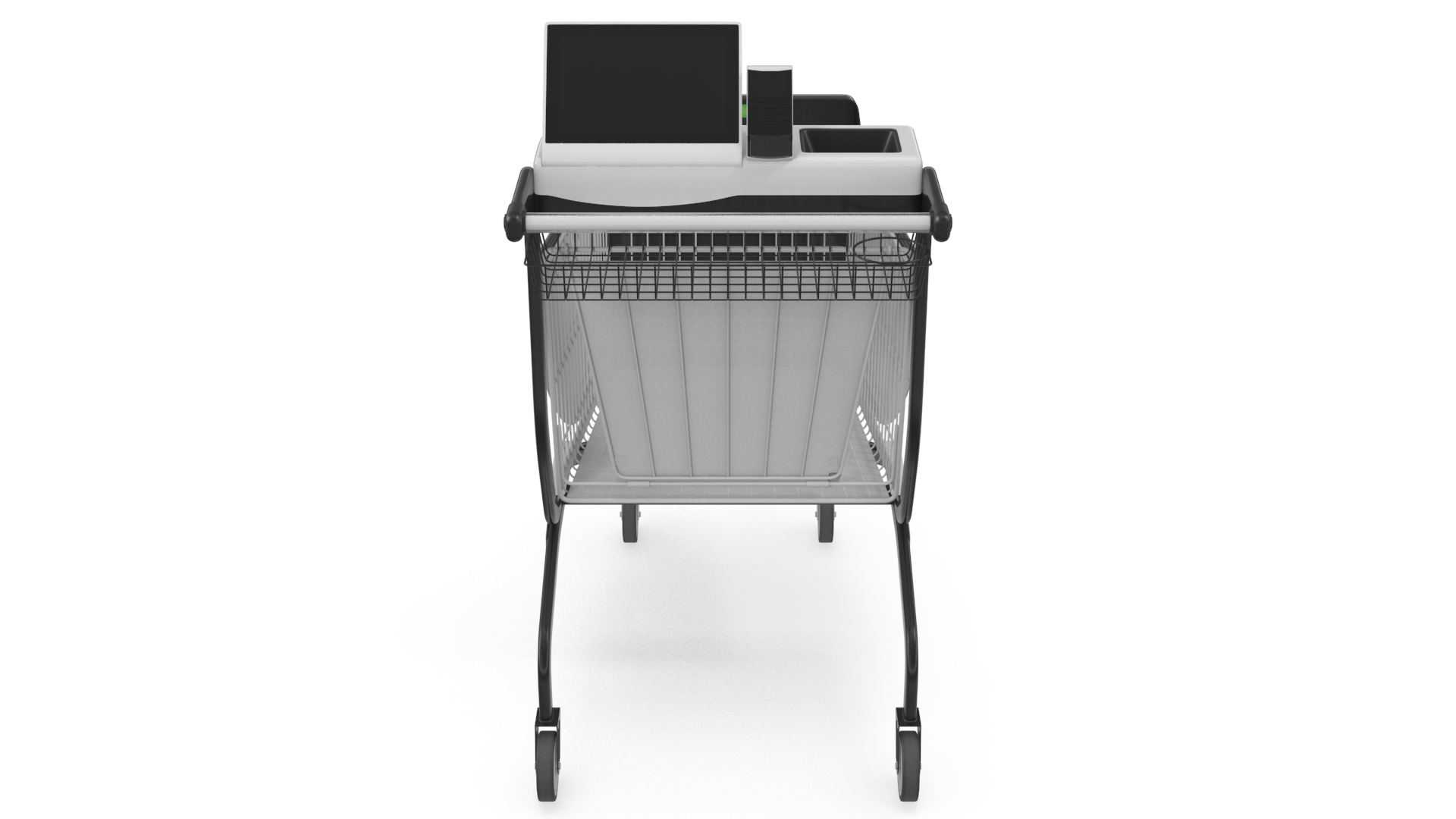 Smart Shopping Cart 3D model
