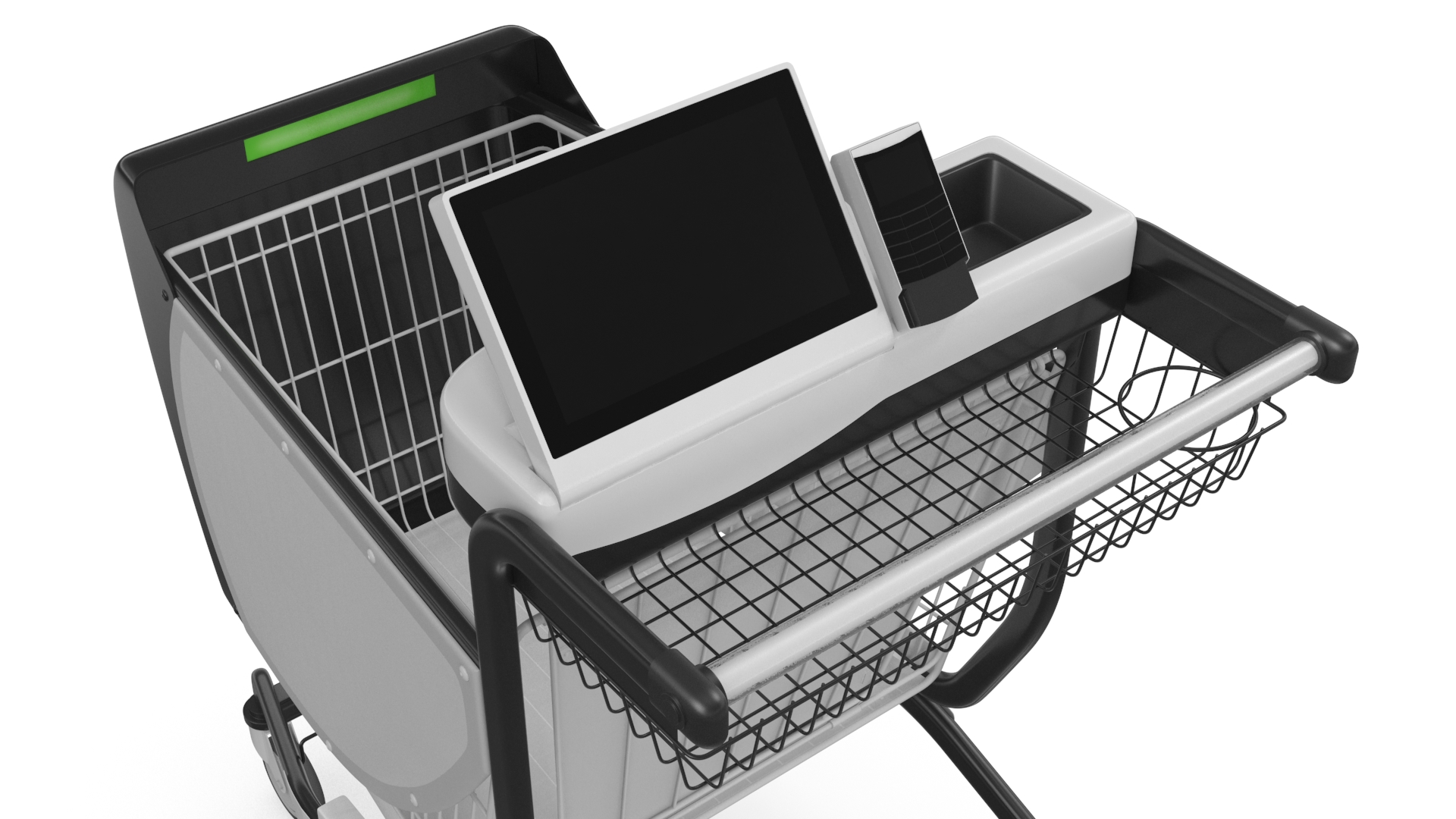 Smart Shopping Cart 3D model