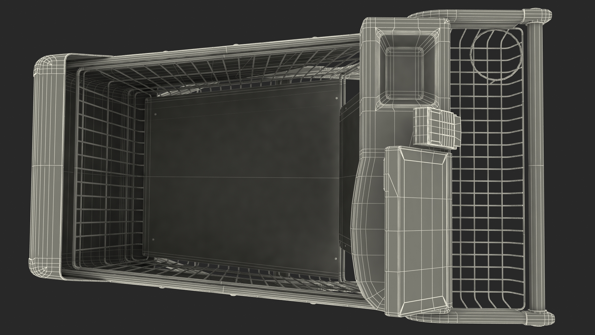Smart Shopping Cart 3D model