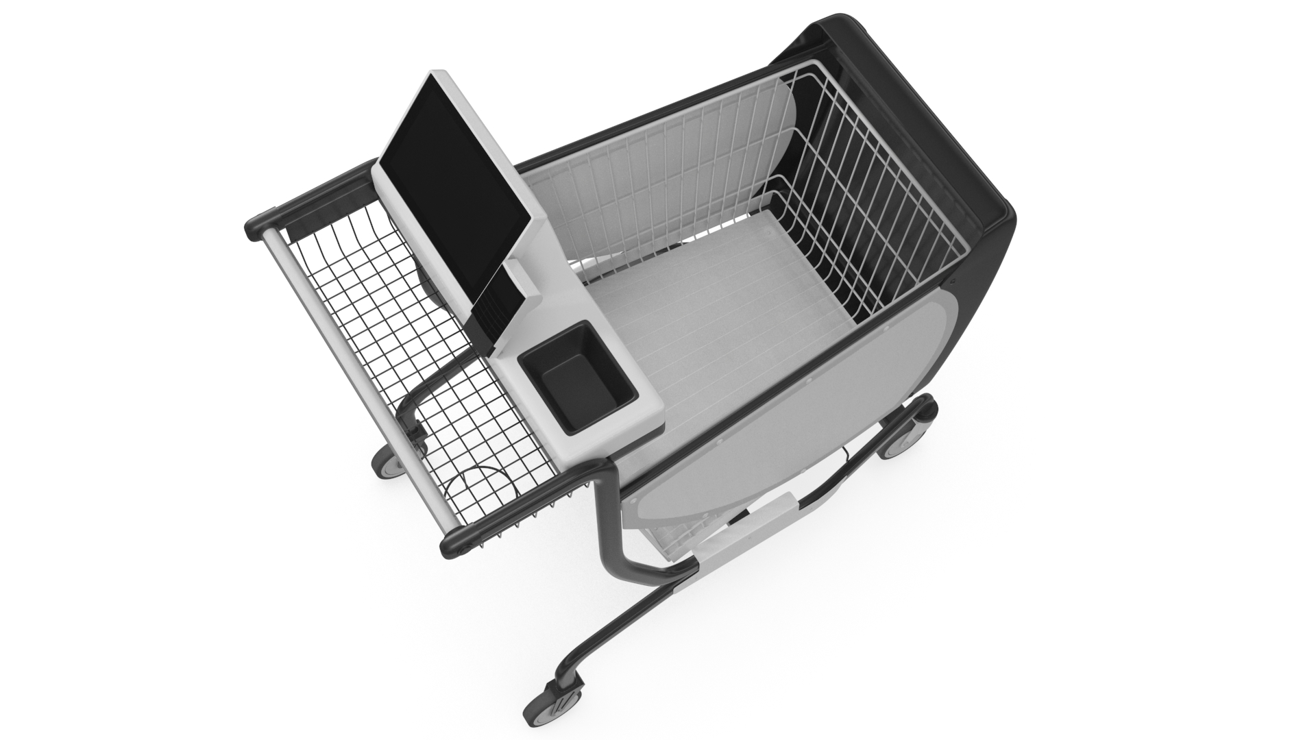 Smart Shopping Cart 3D model
