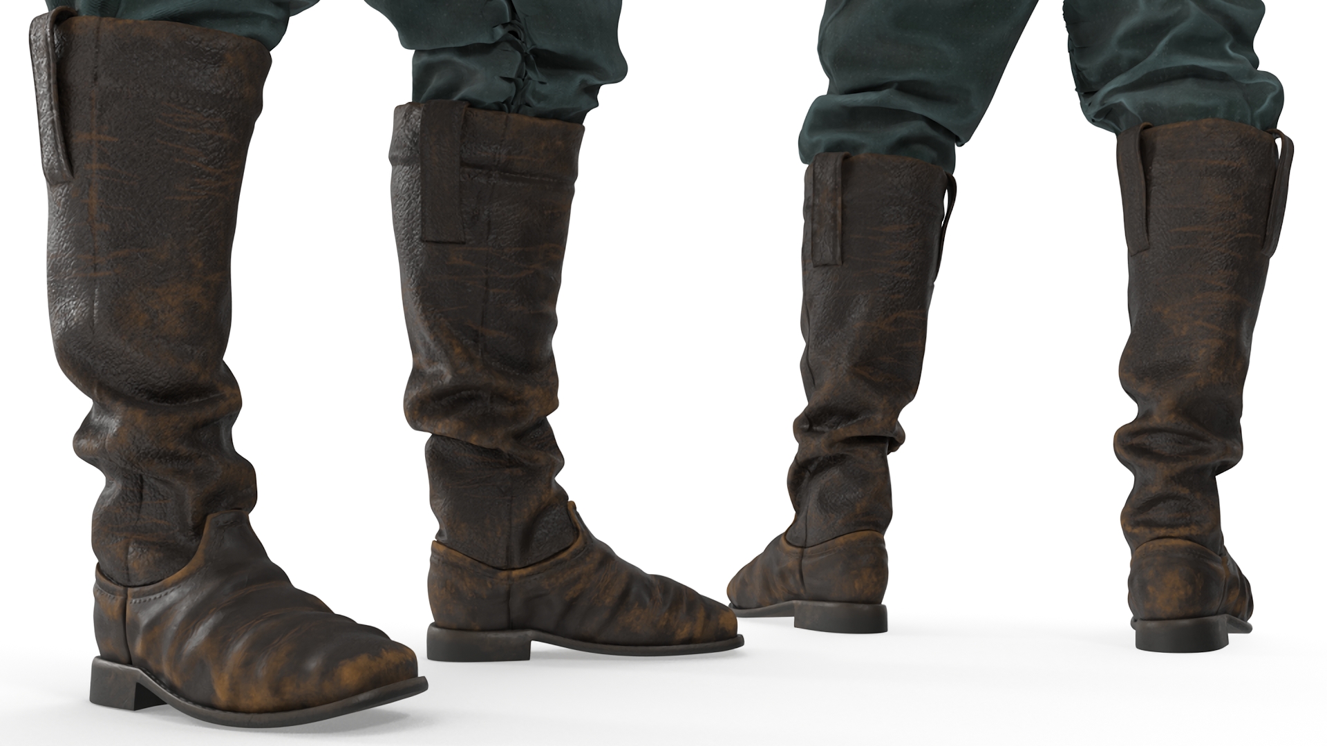 Old West Miner Resting 3D