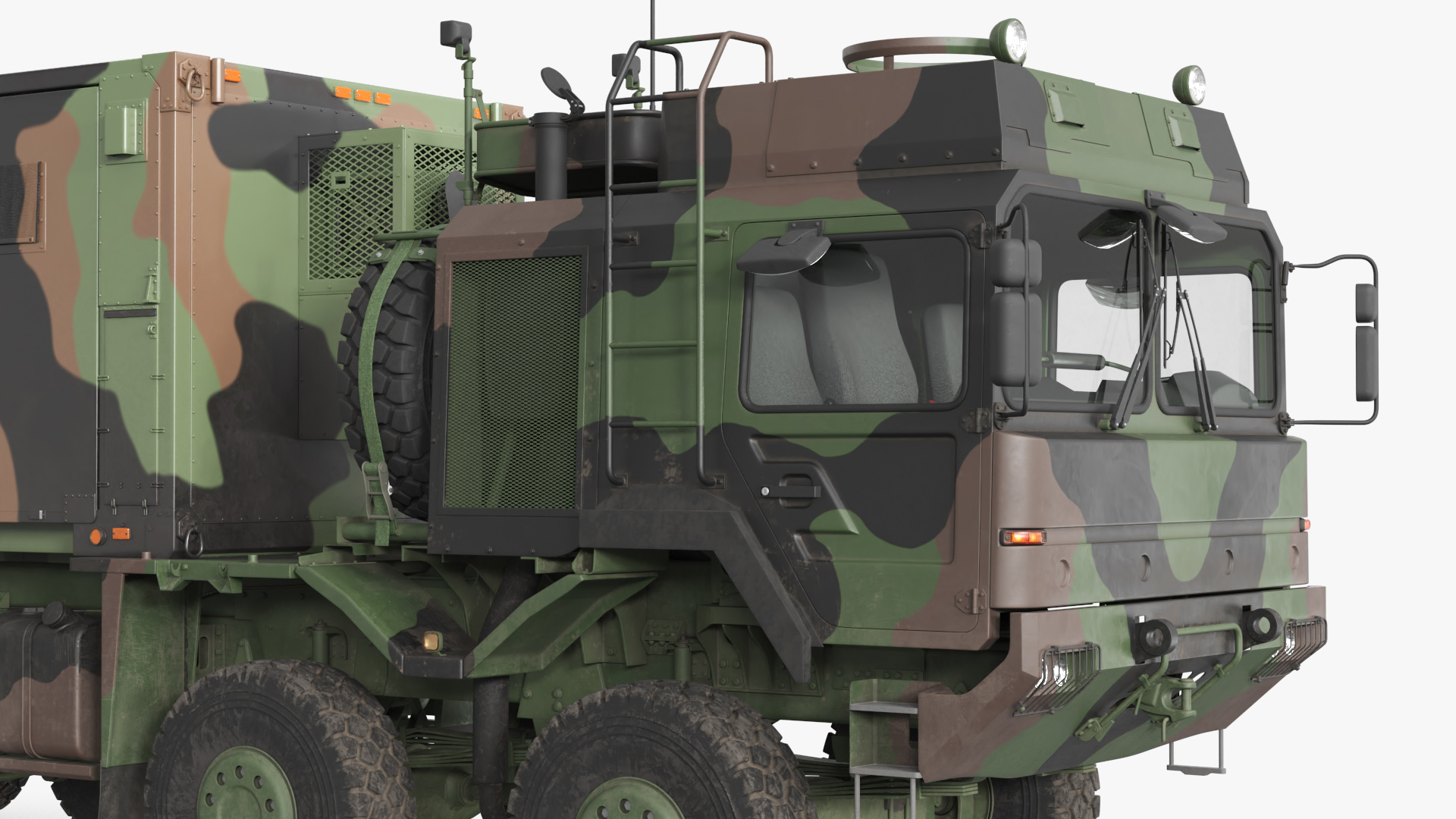 Tactical Command Vehicle with Operations Module Camouflage, view 7