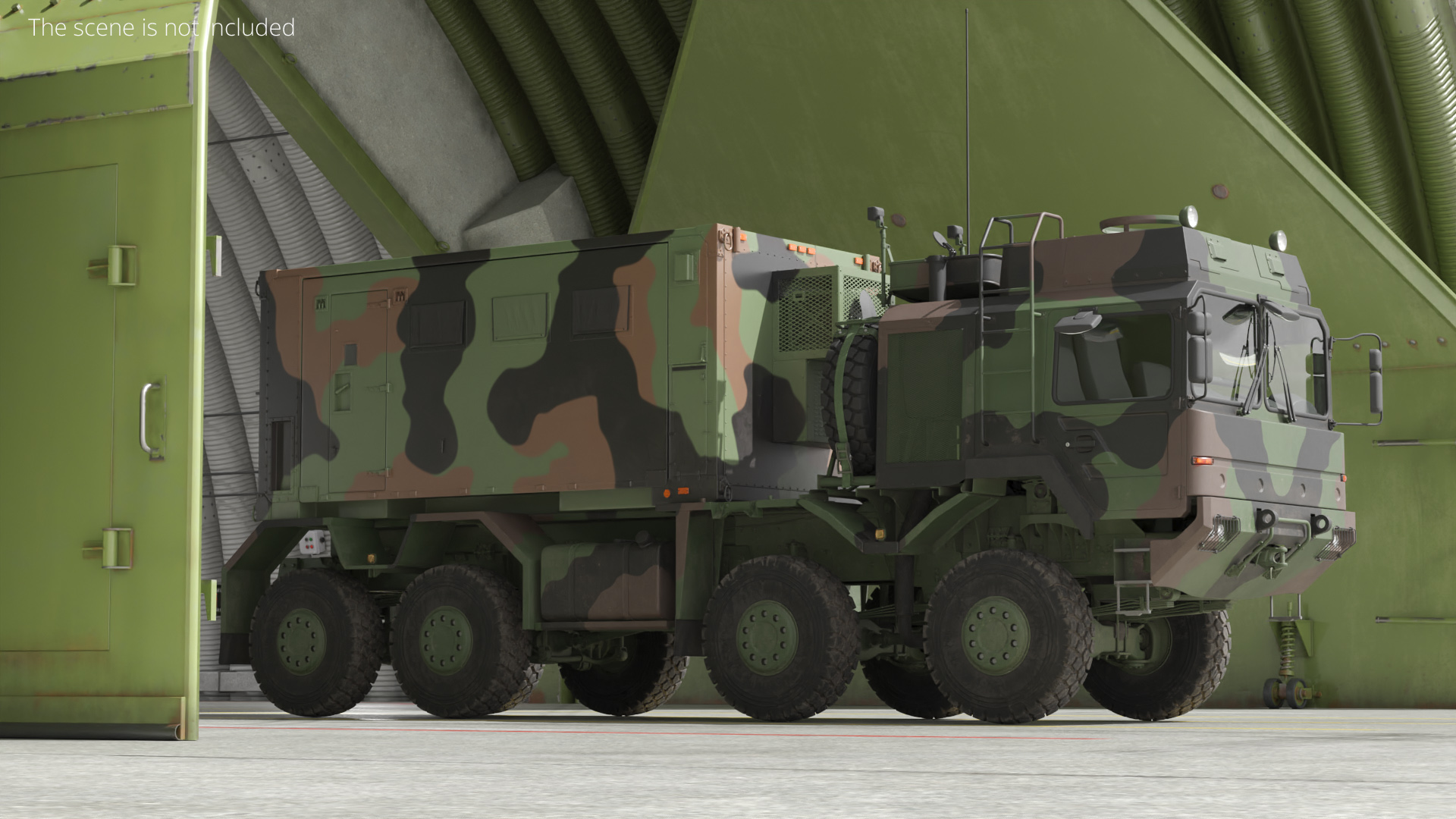 Tactical Command Vehicle with Operations Module Camouflage, view 2