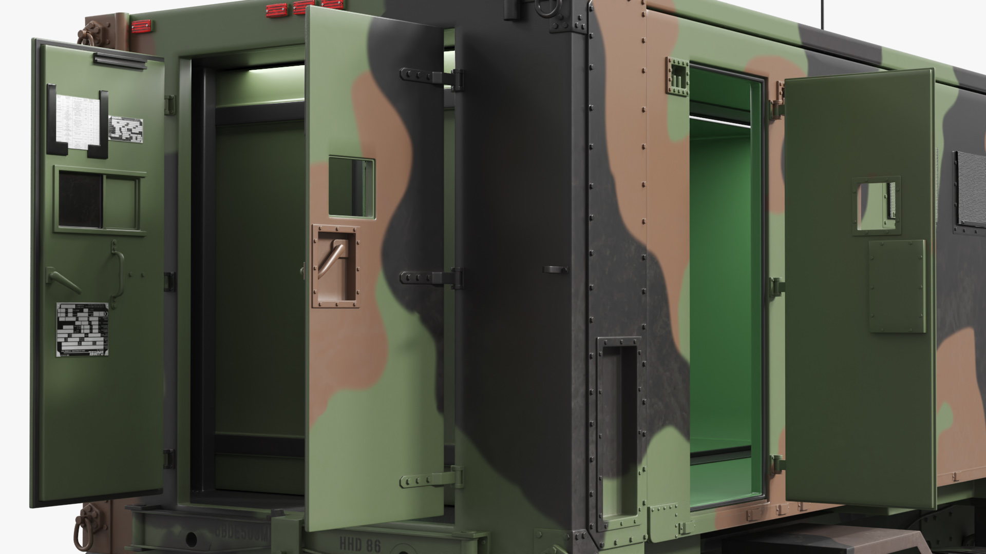 Tactical Command Vehicle with Operations Module Camouflage, view 11