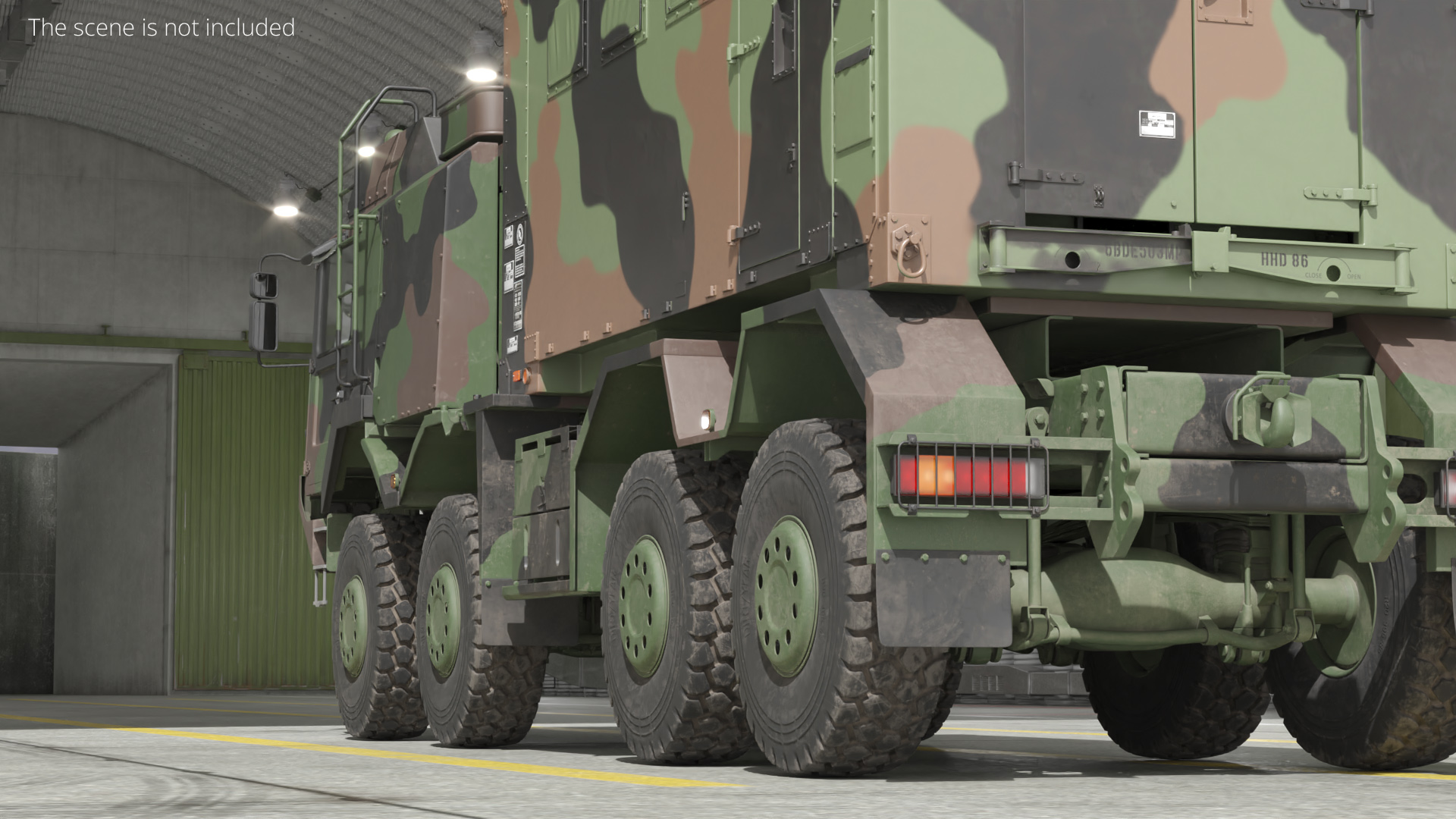 Tactical Command Vehicle with Operations Module Camouflage, view 3