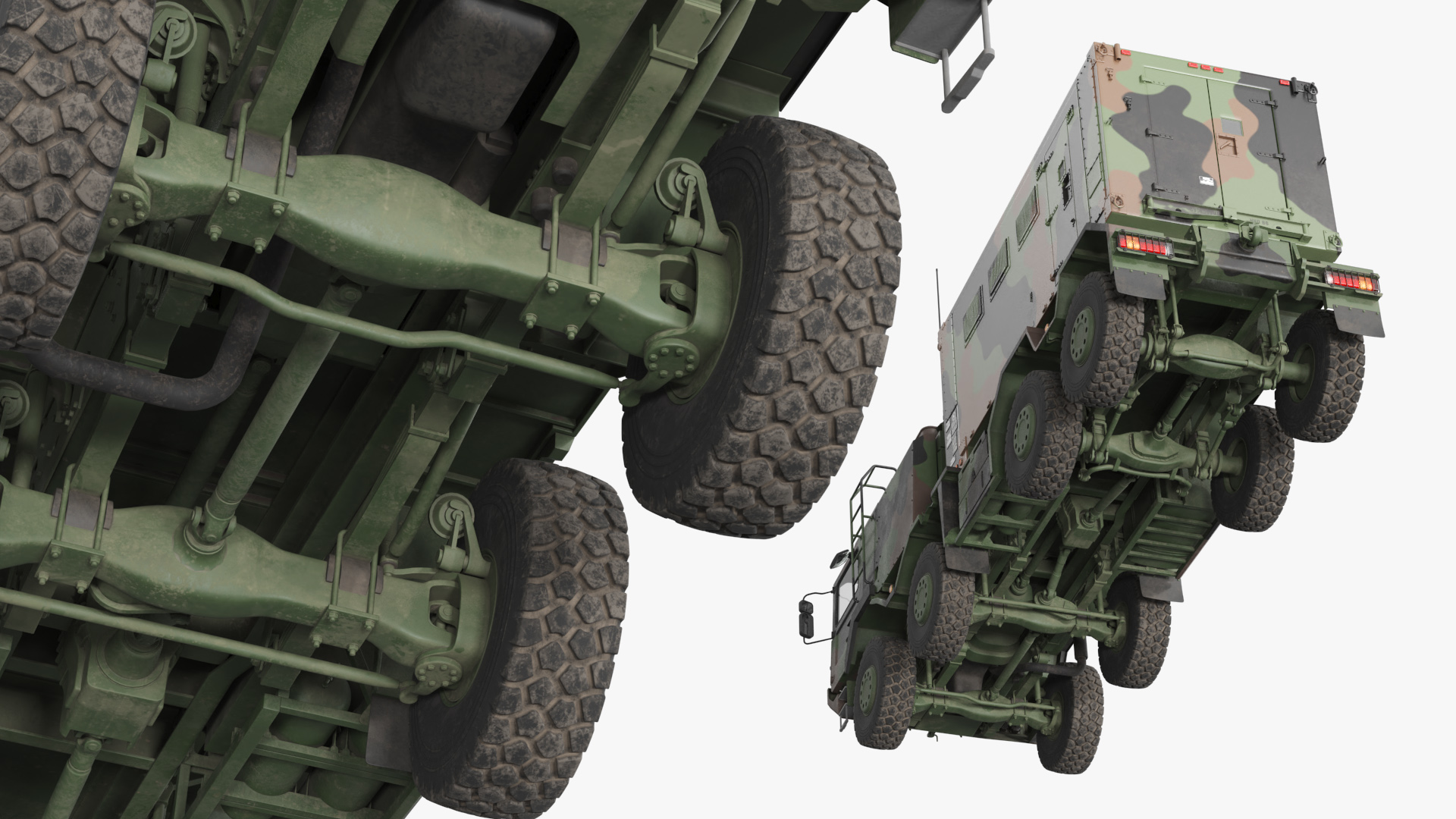 Tactical Command Vehicle with Operations Module Camouflage, view 6