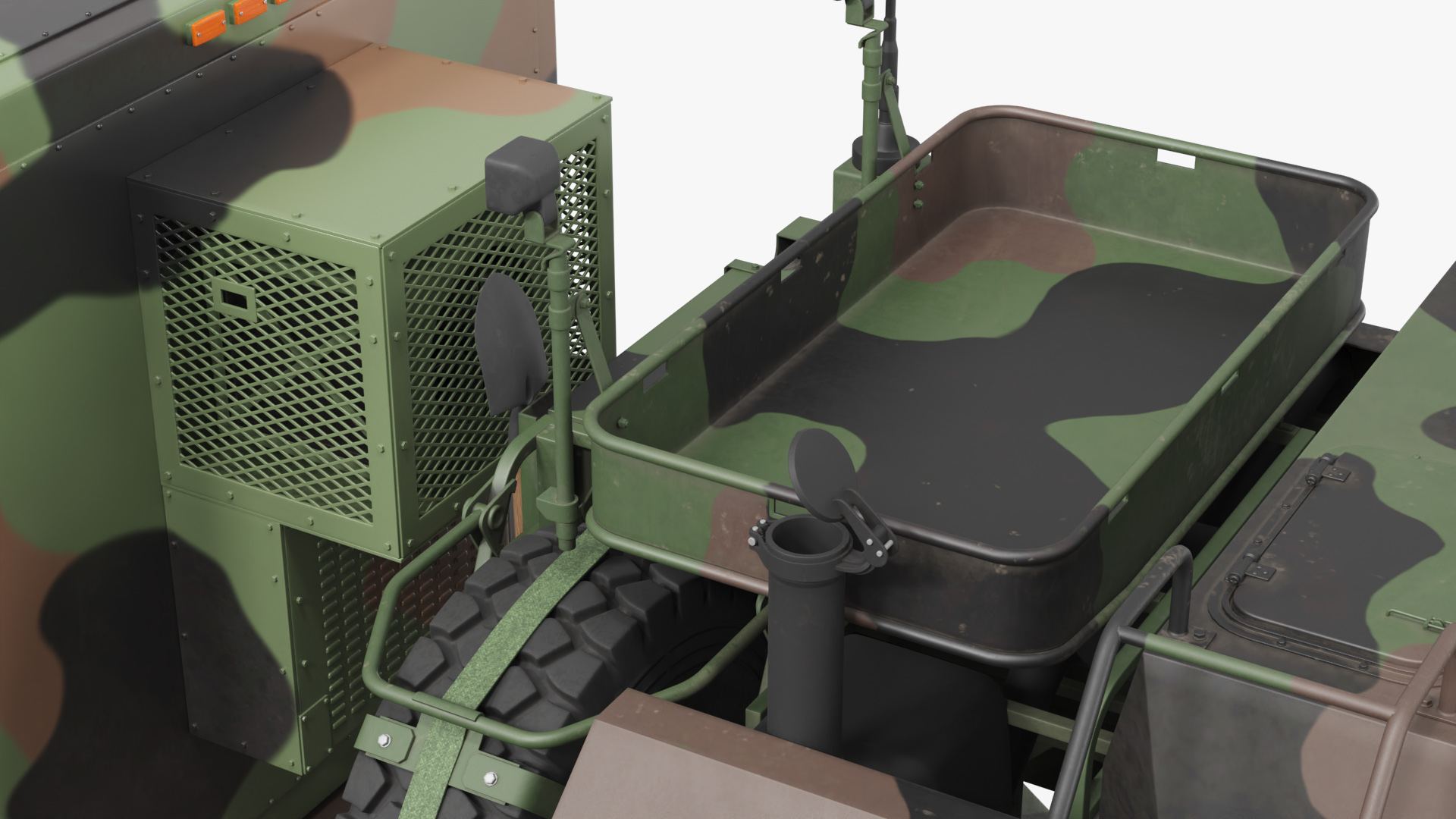 Tactical Command Vehicle with Operations Module Camouflage, view 9