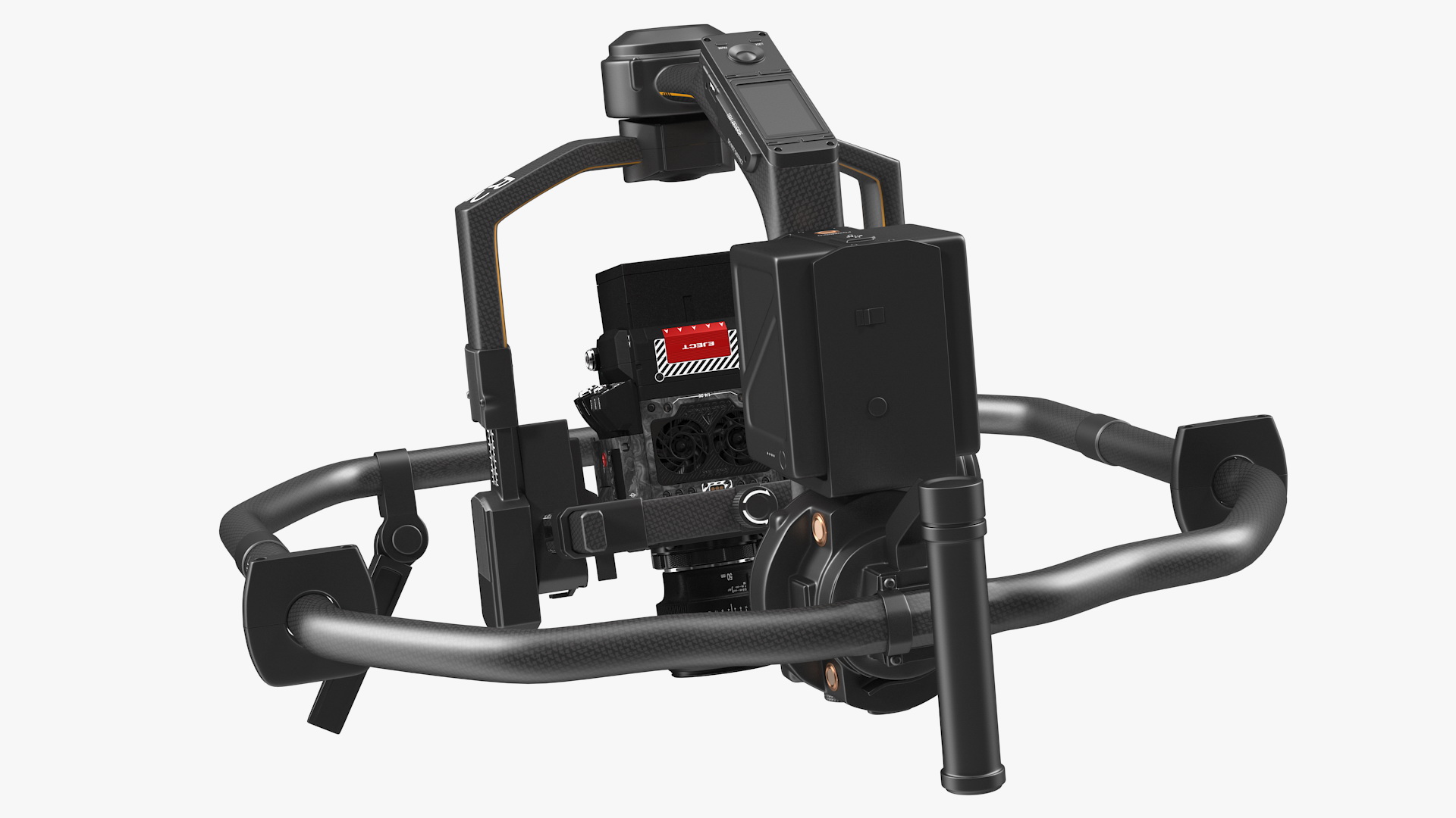 3D Handheld Camera Stabilizer with Camcorder