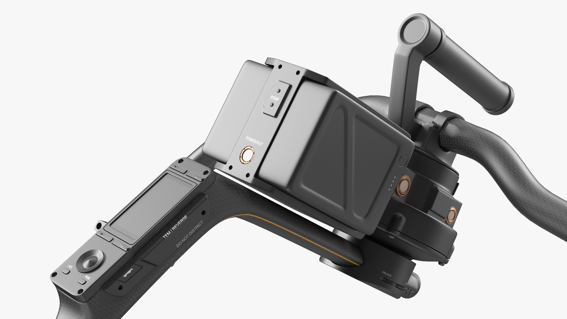 3D Handheld Camera Stabilizer with Camcorder