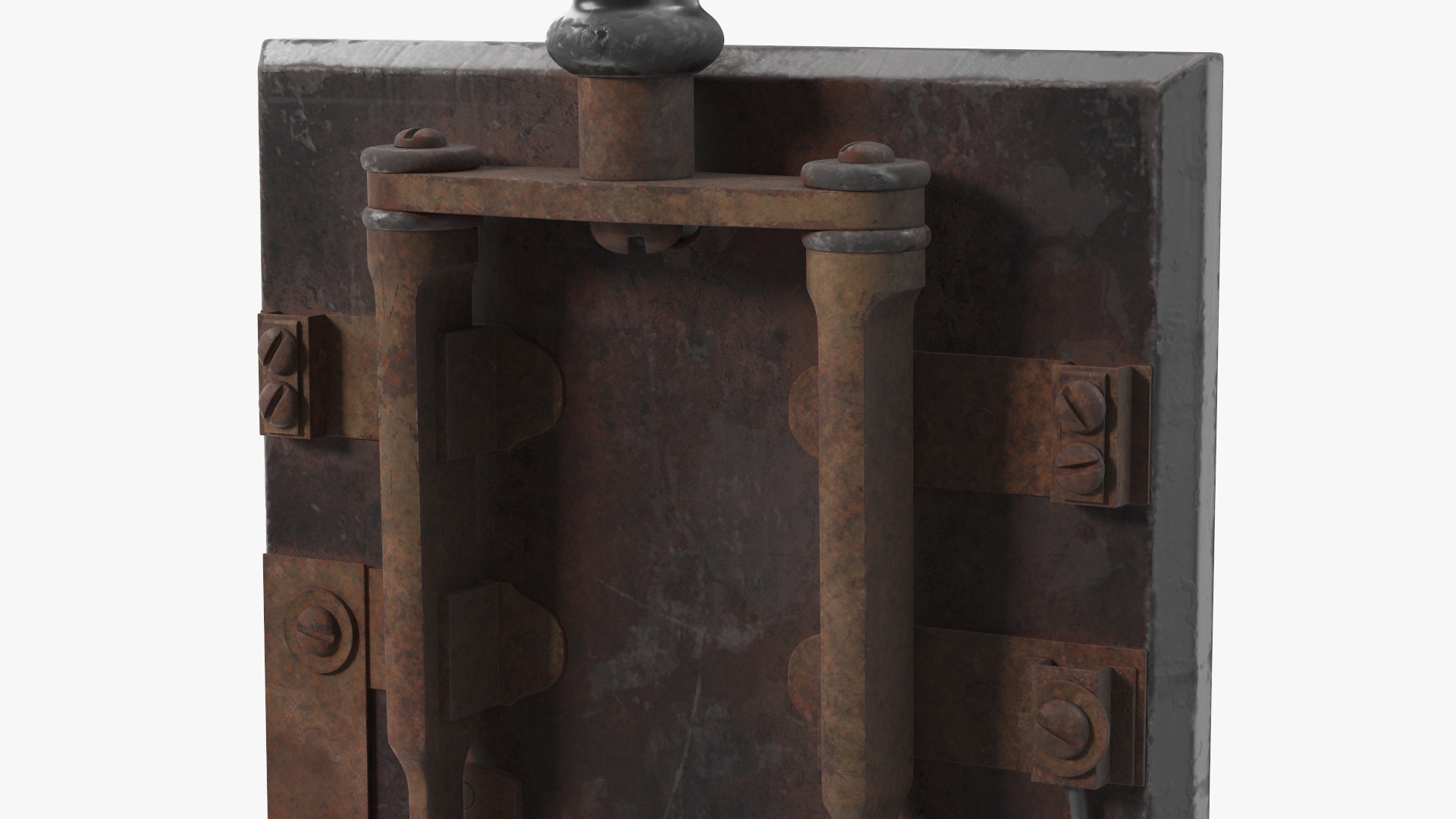 Old Brass and Slate Power Switch 3D