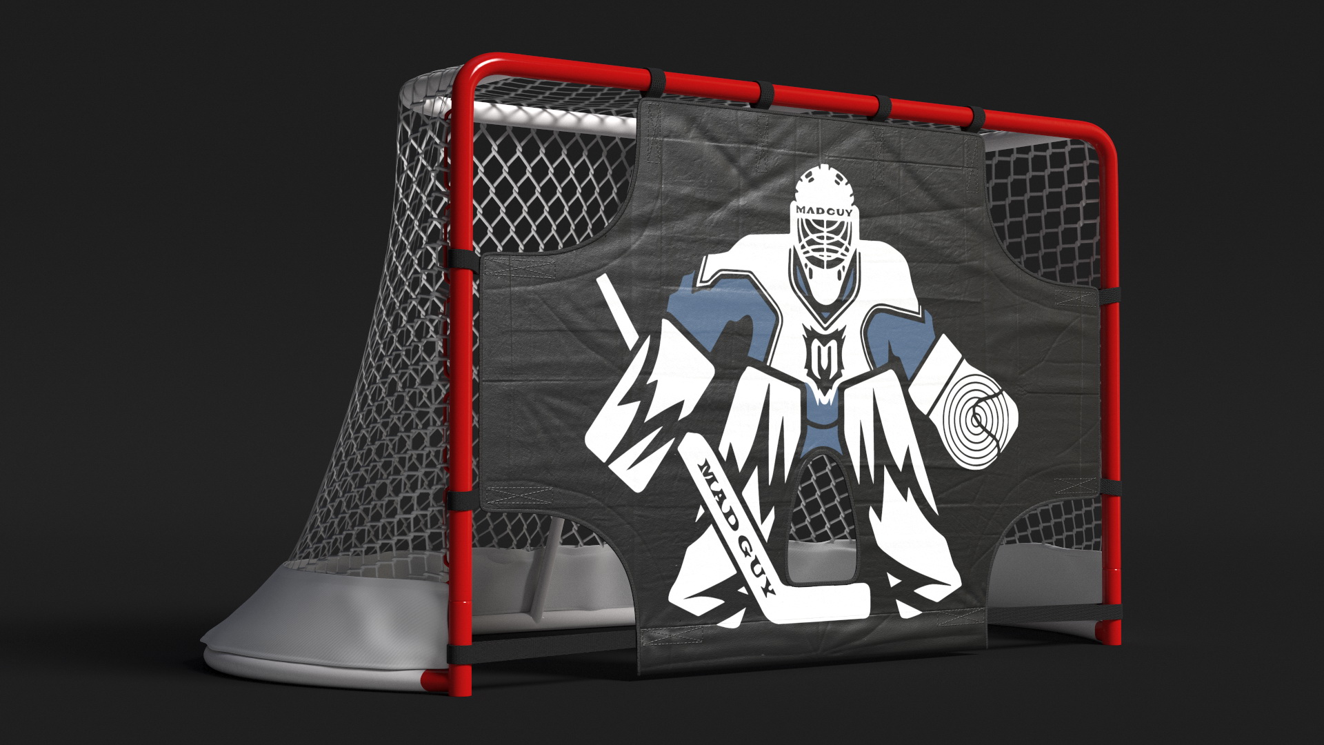 3D model Hockey Shooting Target Mad Guy