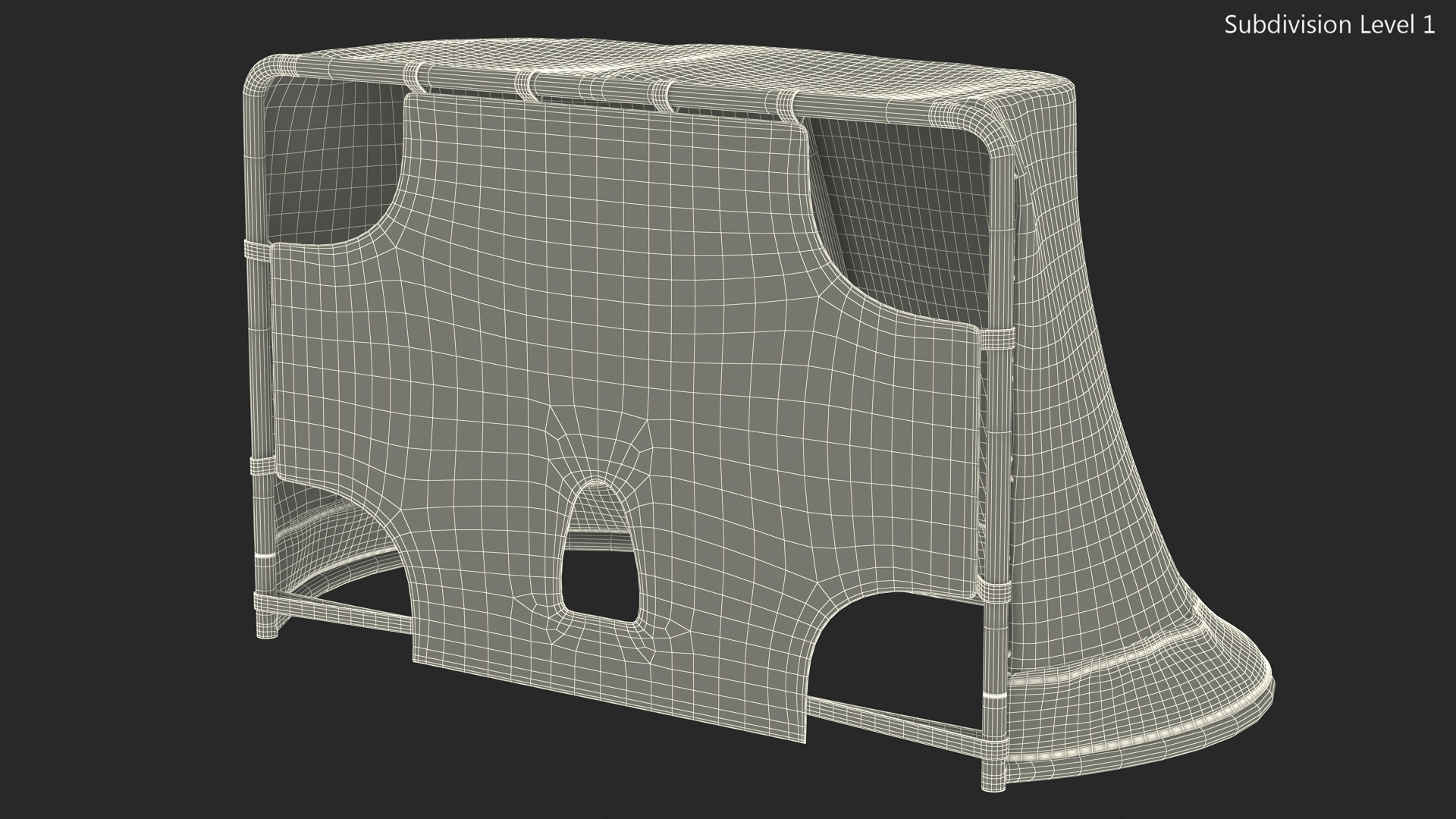 3D model Hockey Shooting Target Mad Guy