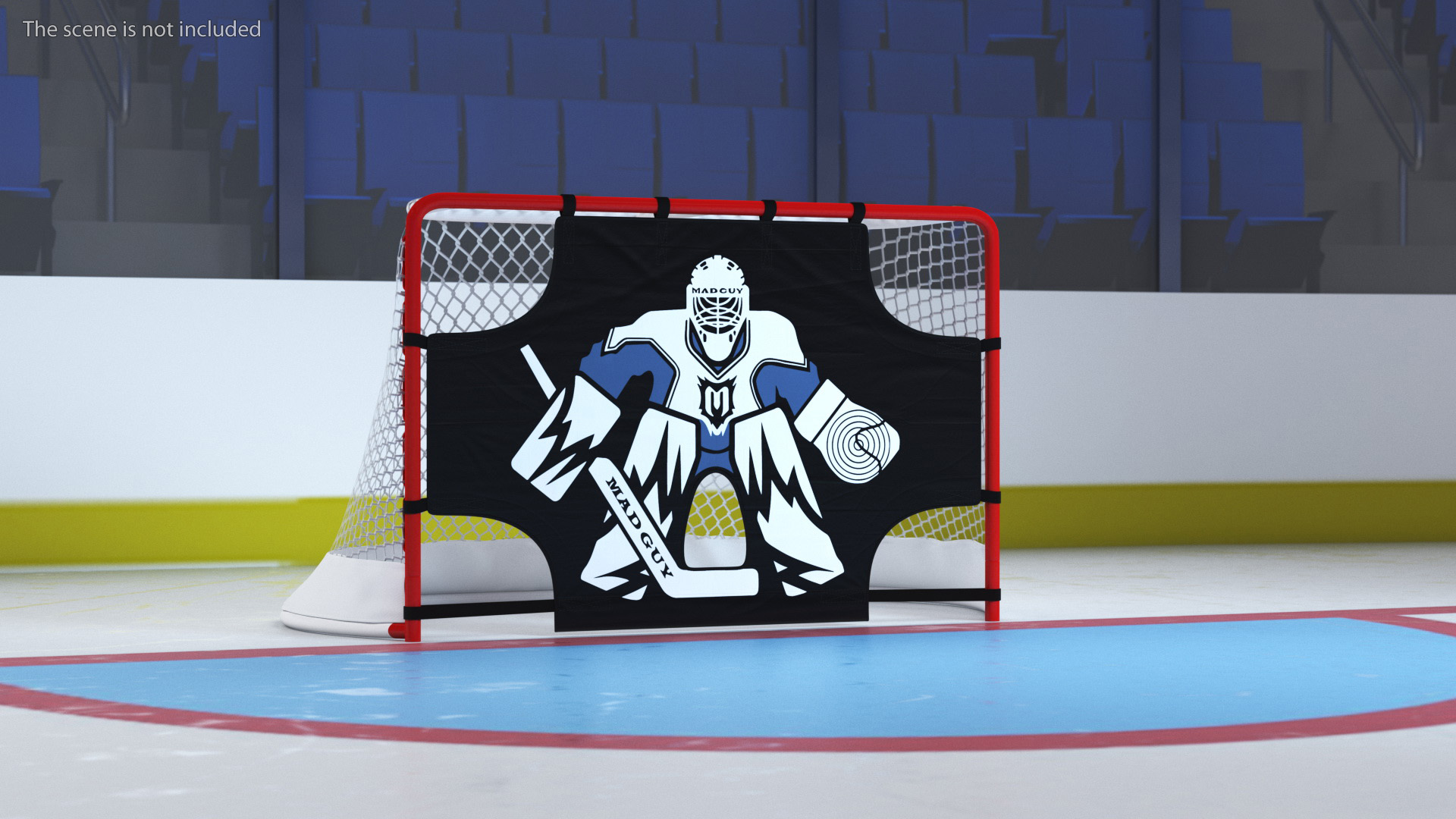 3D model Hockey Shooting Target Mad Guy