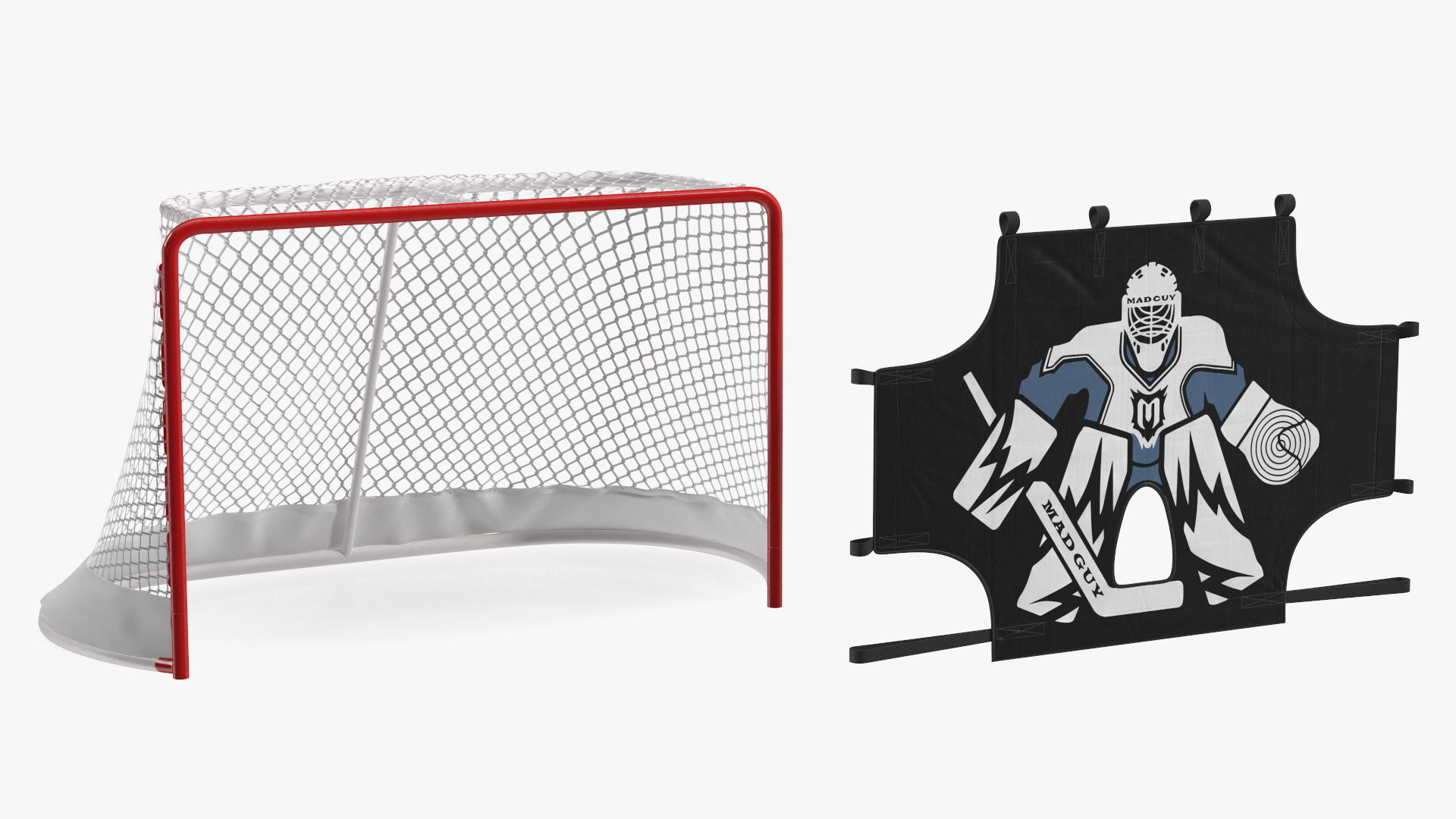3D model Hockey Shooting Target Mad Guy