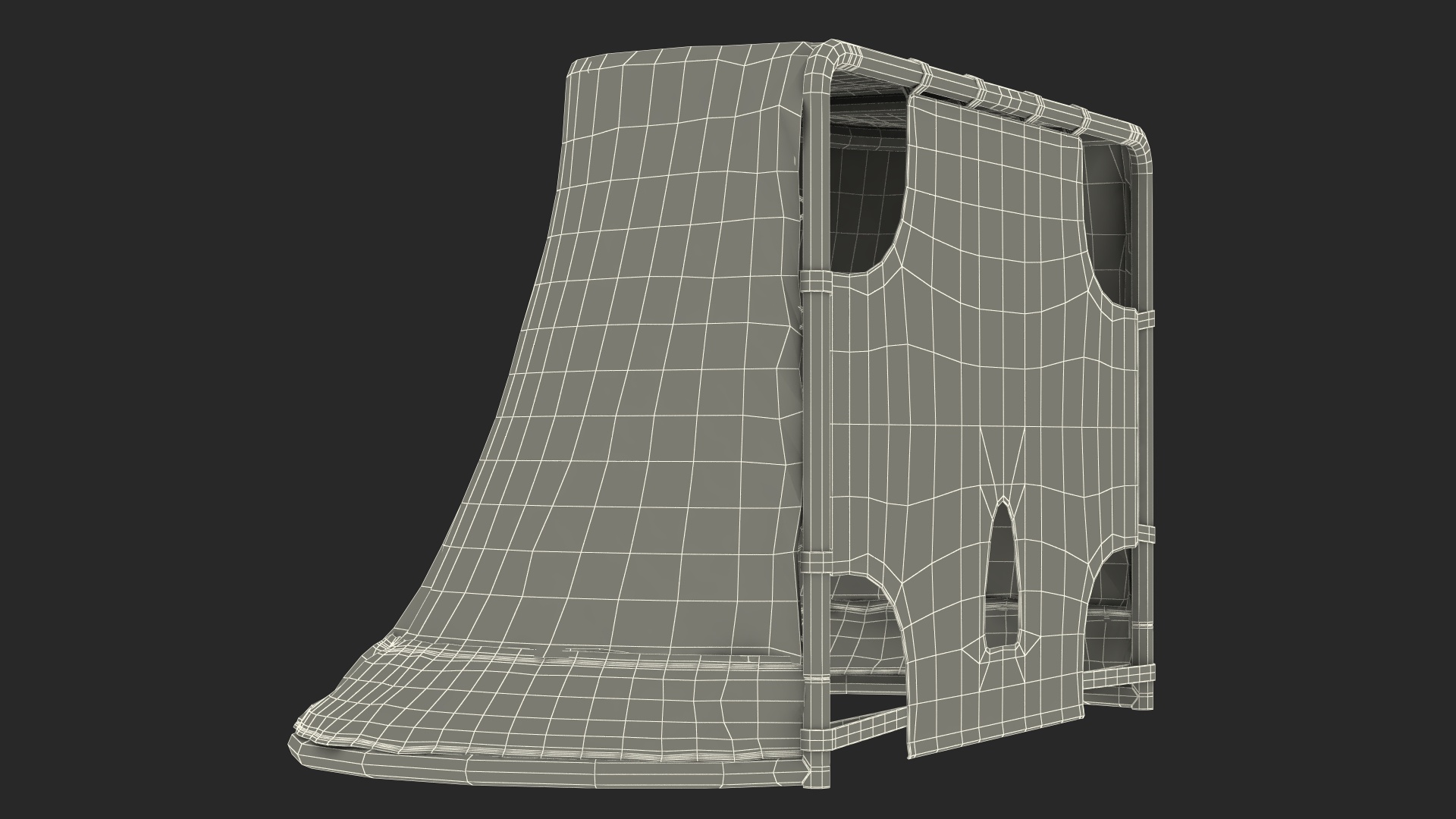 3D model Hockey Shooting Target Mad Guy