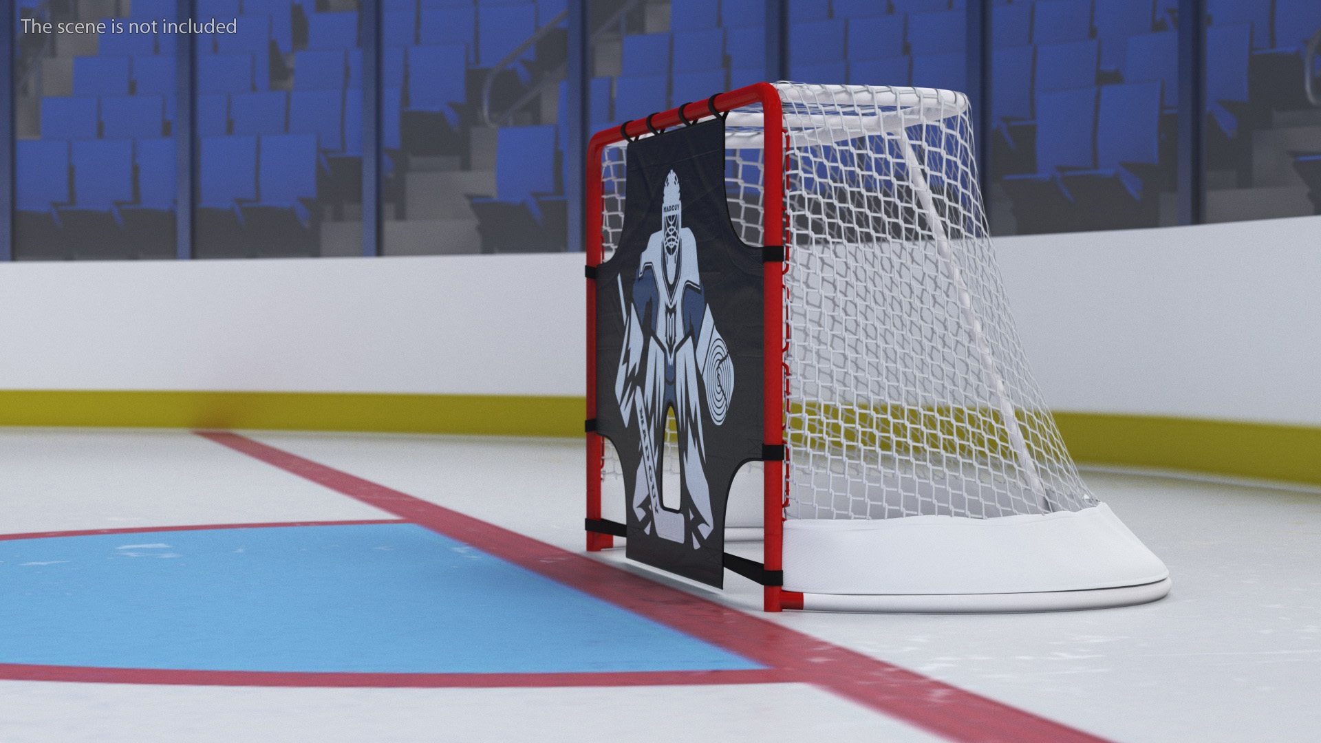 3D model Hockey Shooting Target Mad Guy
