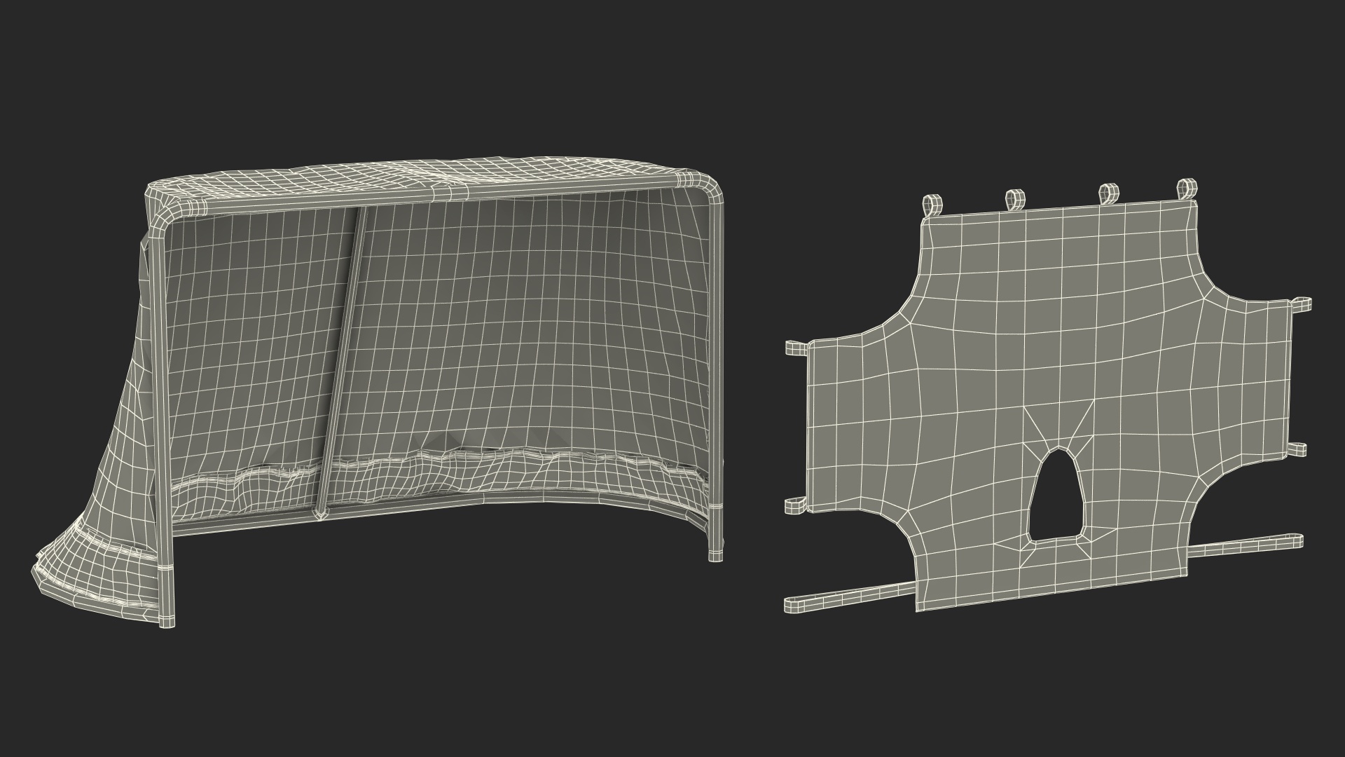 3D model Hockey Shooting Target Mad Guy