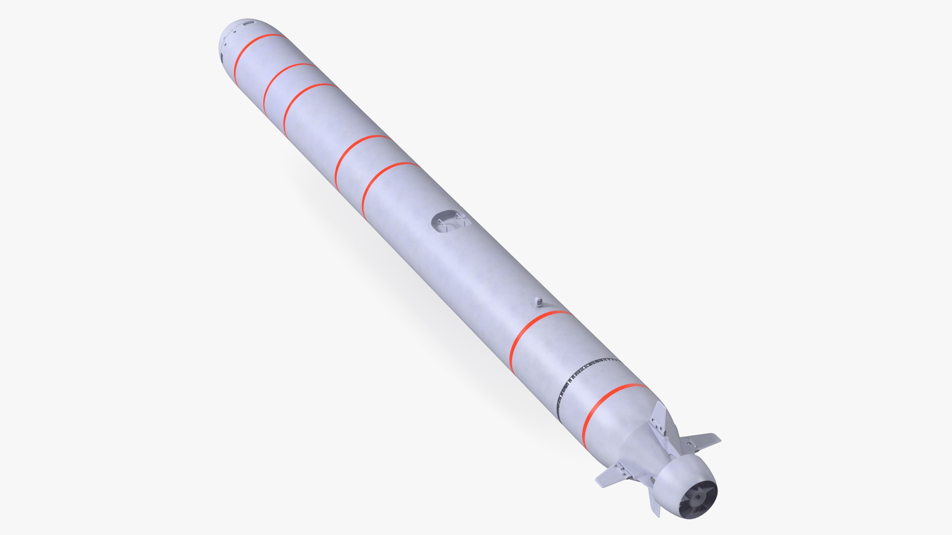 3D Russian Nuclear Torpedoes Poseidon Kanyon Rigged model