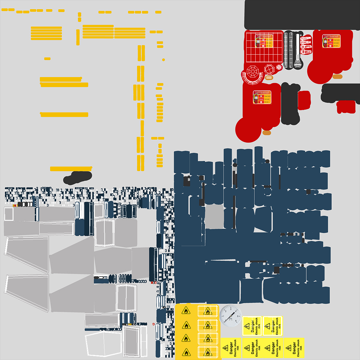 Electric Service Panel 3D