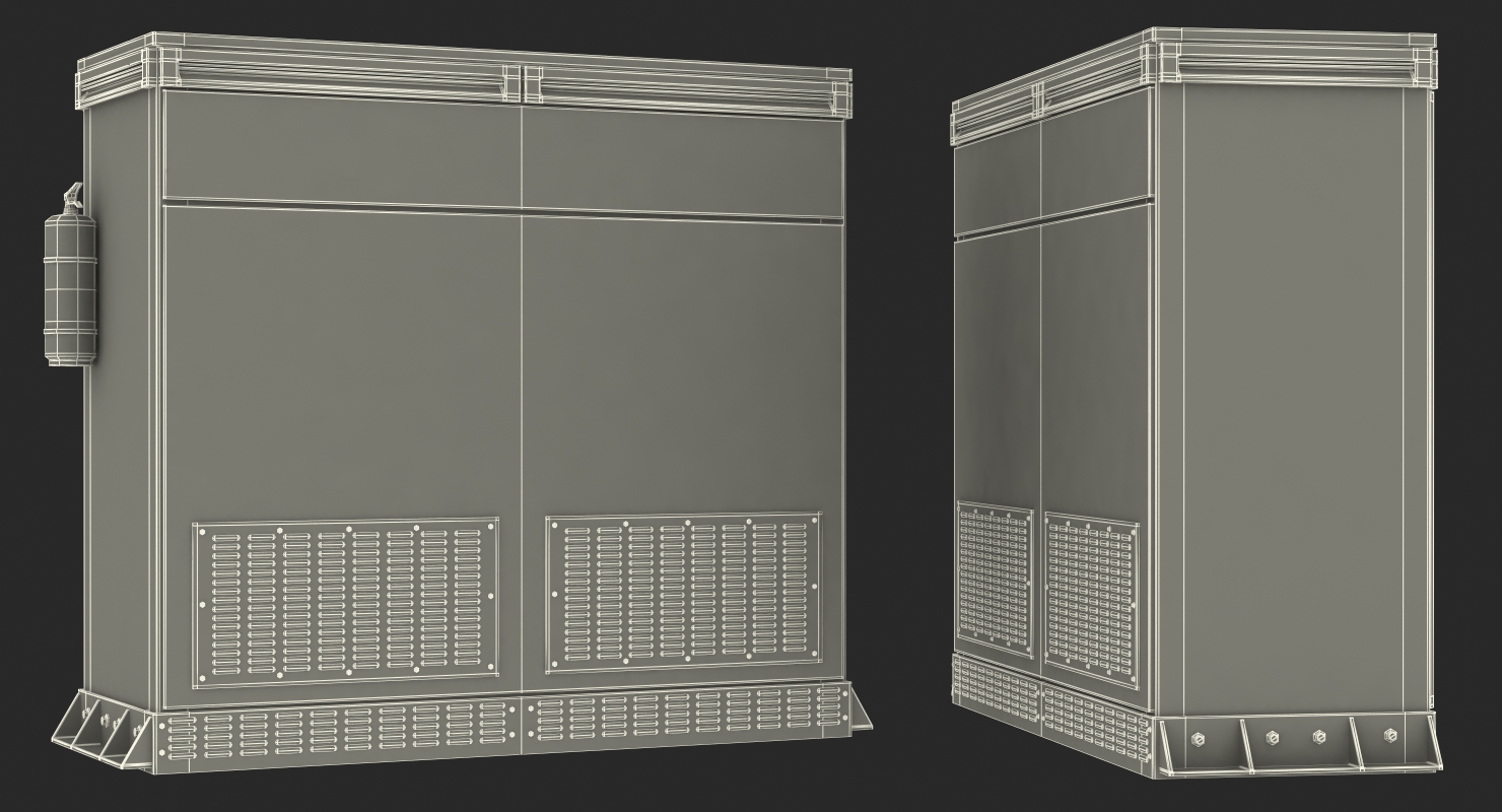 Electric Service Panel 3D