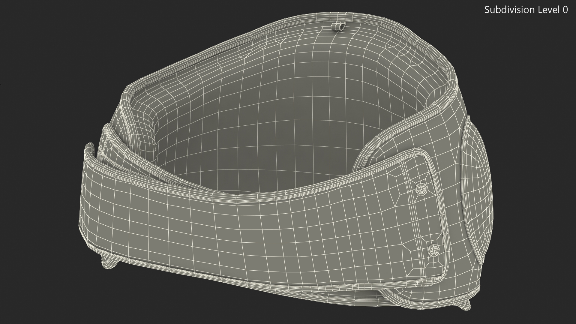3D Sandee Velcro Belly Pad Maneken Black White model