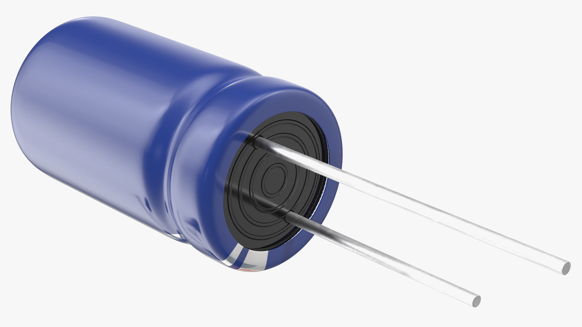 3D model Aluminum Electrolytic Capacitor Set