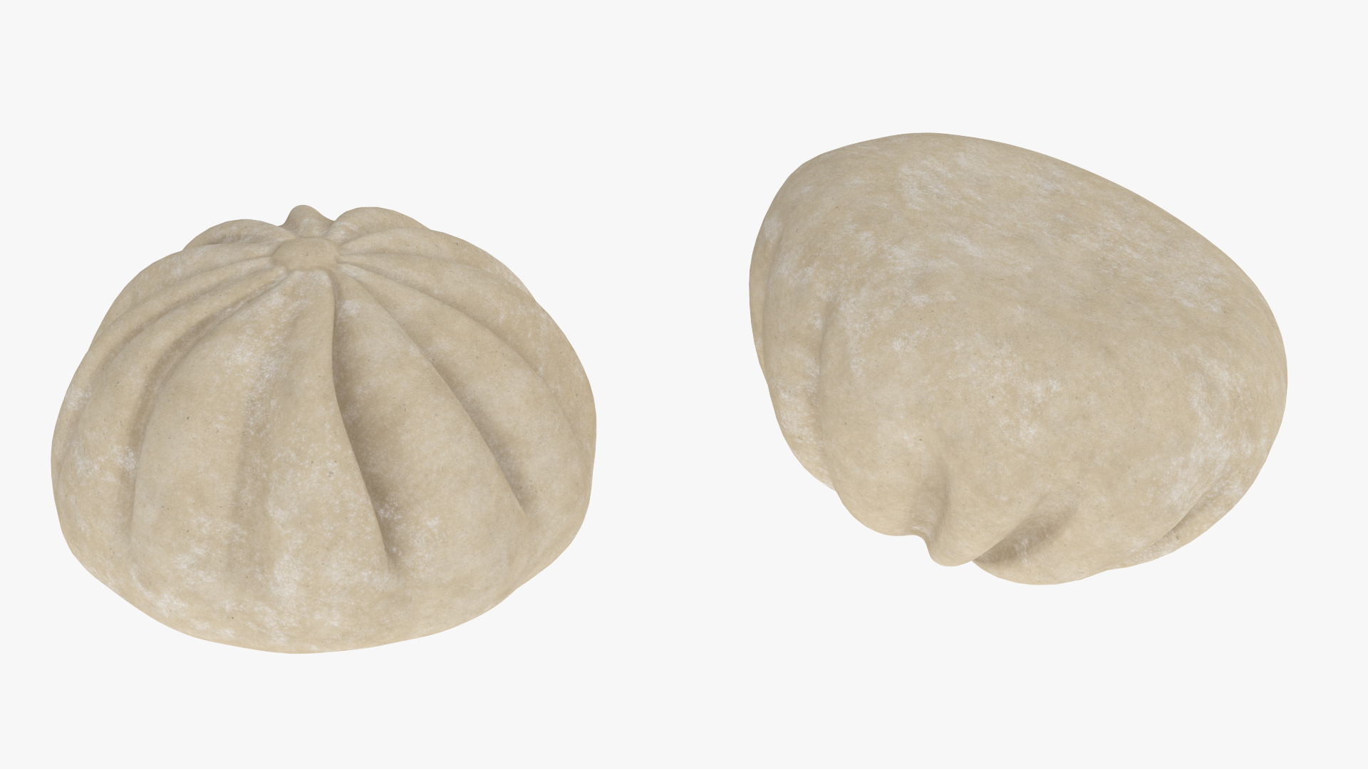 3D Asian Dumpling Raw for 3D Print