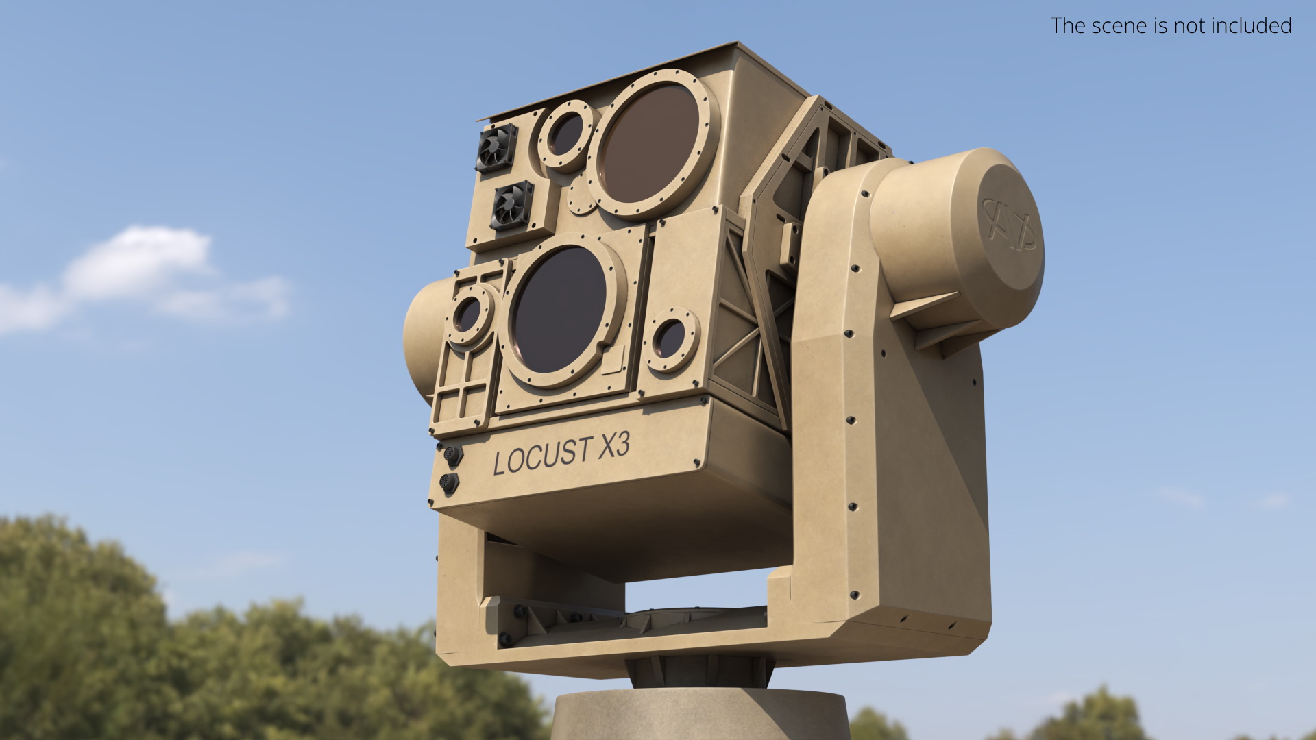AVD Locust X3 Laser Weapon, view 3
