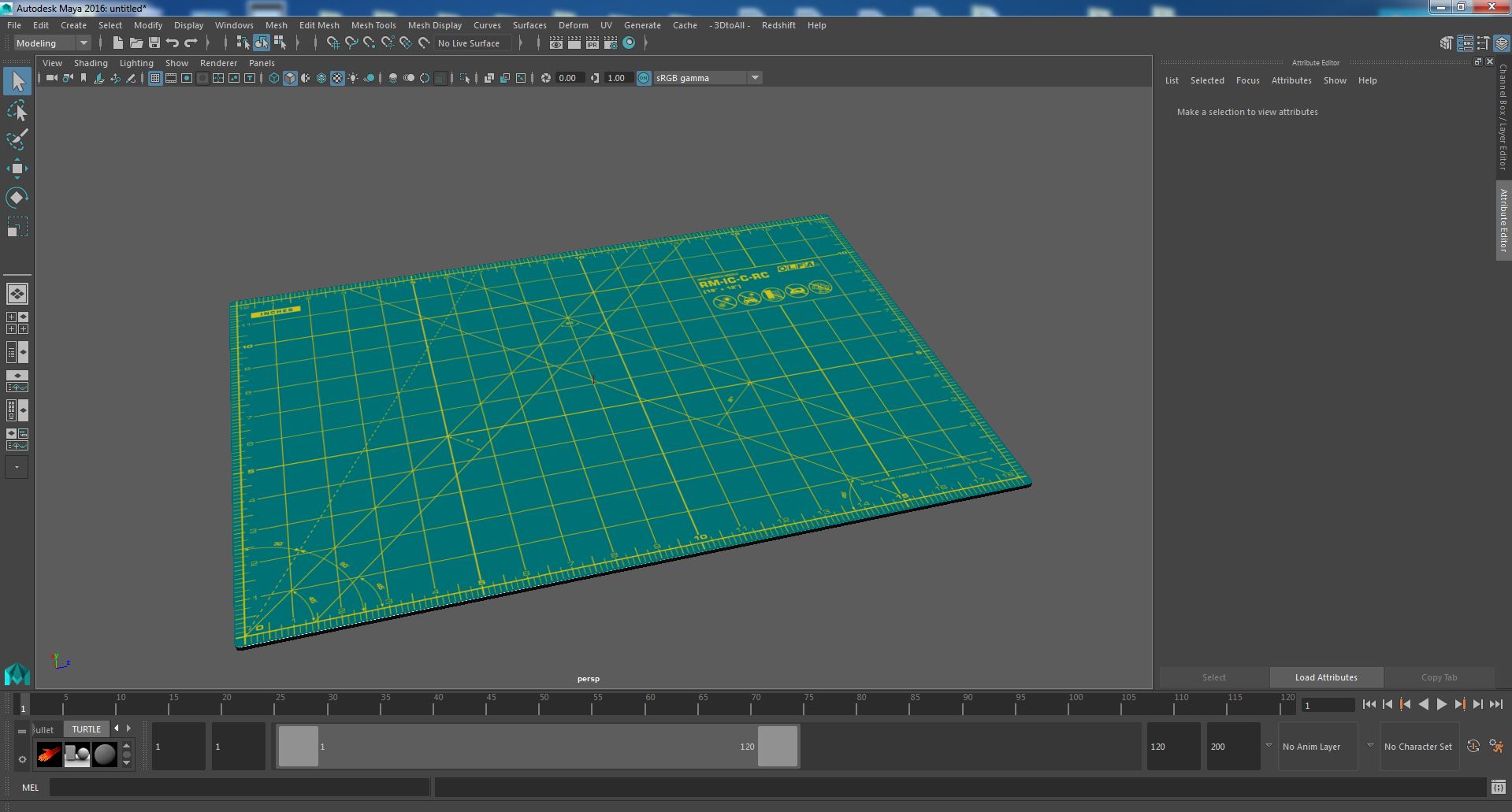 Olfa RM-IC-C-RC Cutting Mat 3D