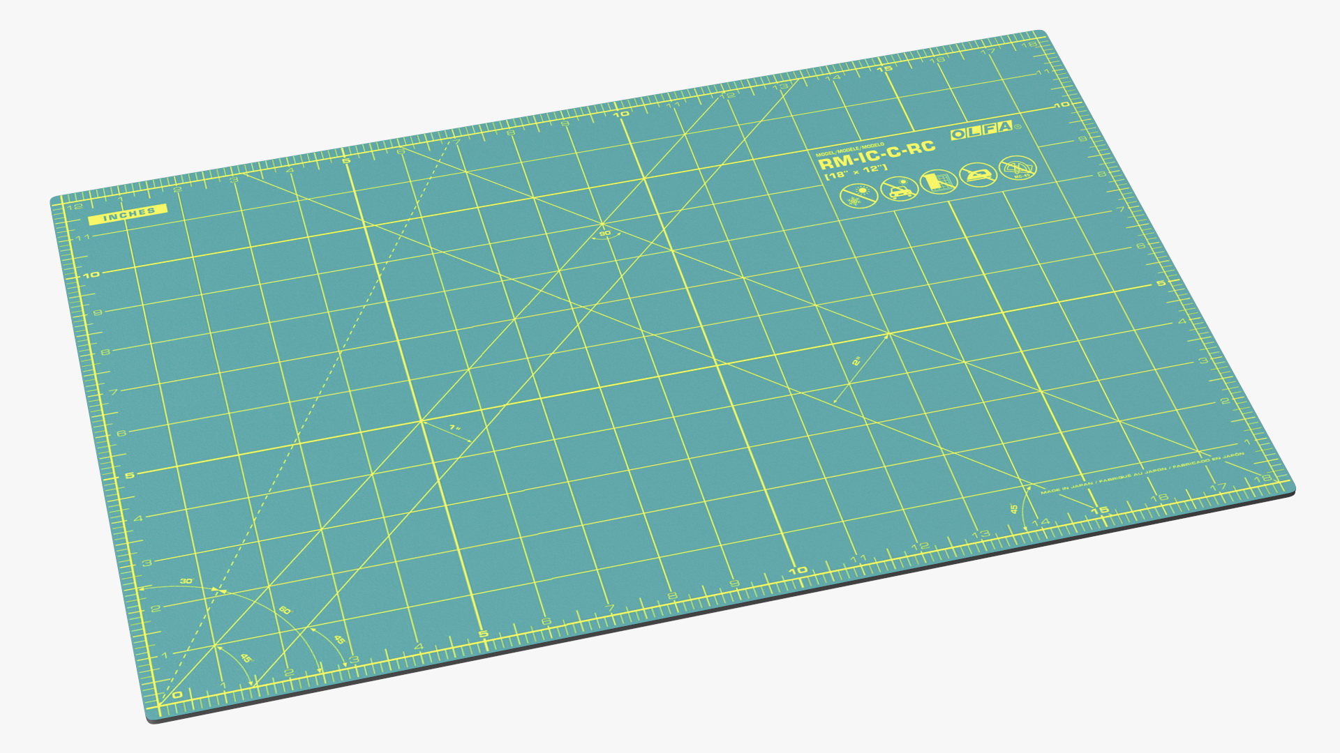 Olfa RM-IC-C-RC Cutting Mat 3D