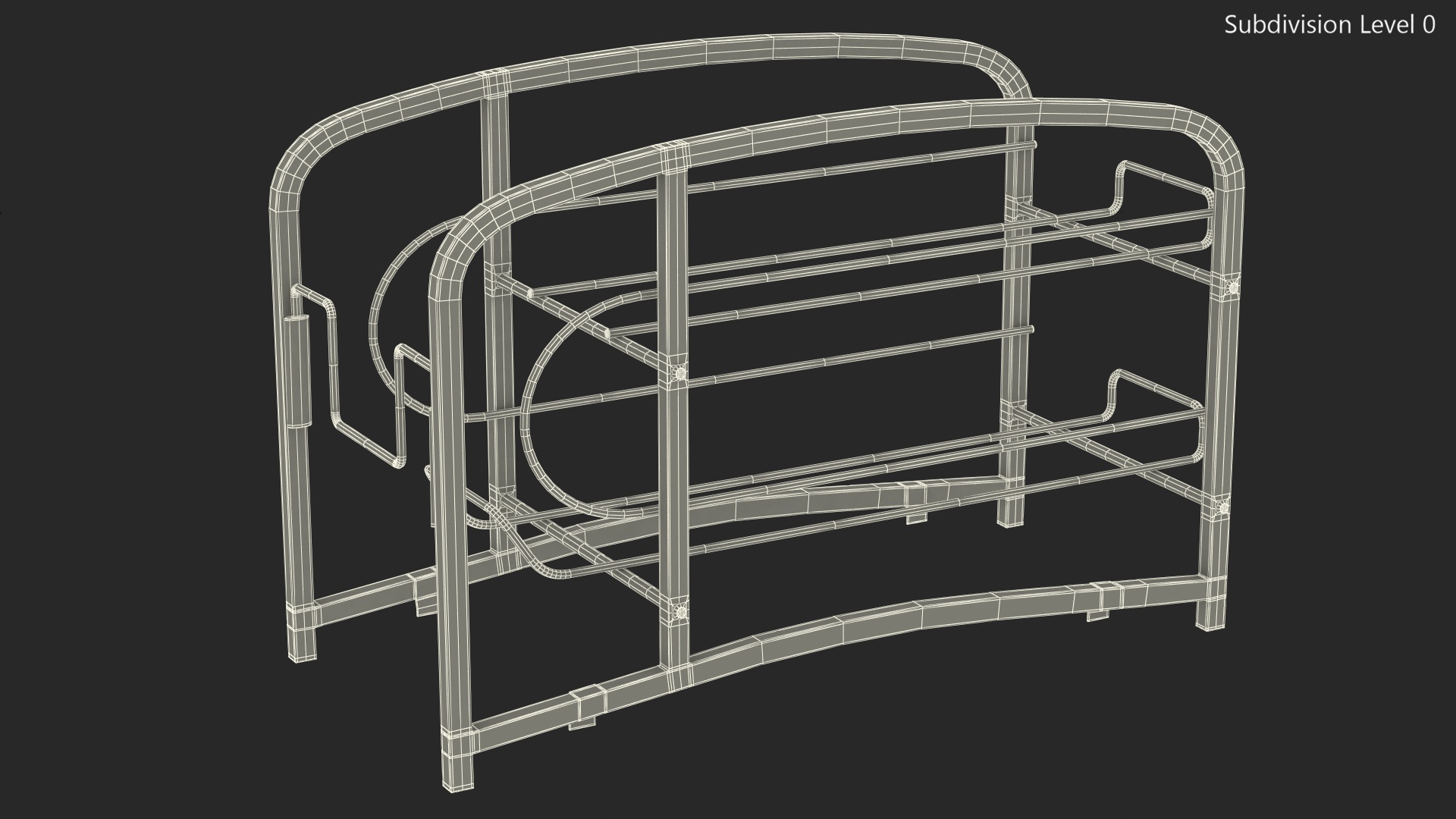 3D Tin Can Organizer Black model