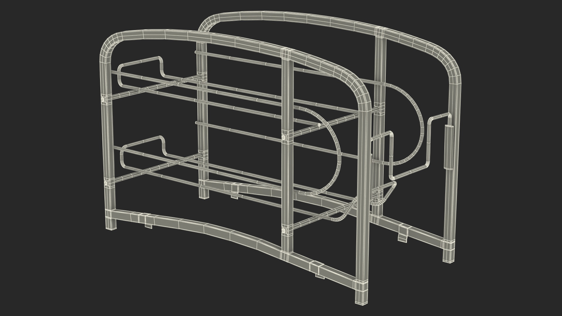 3D Tin Can Organizer Black model