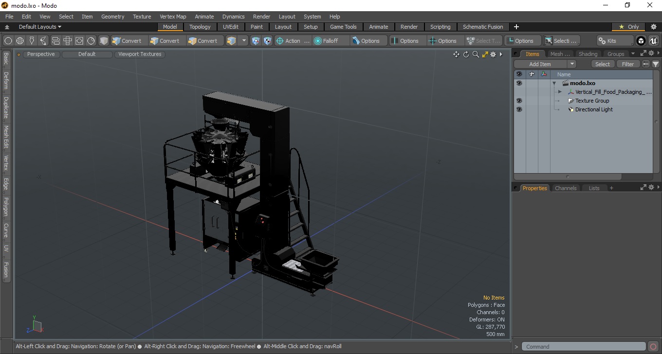 3D Vertical Fill Food Packaging Machine