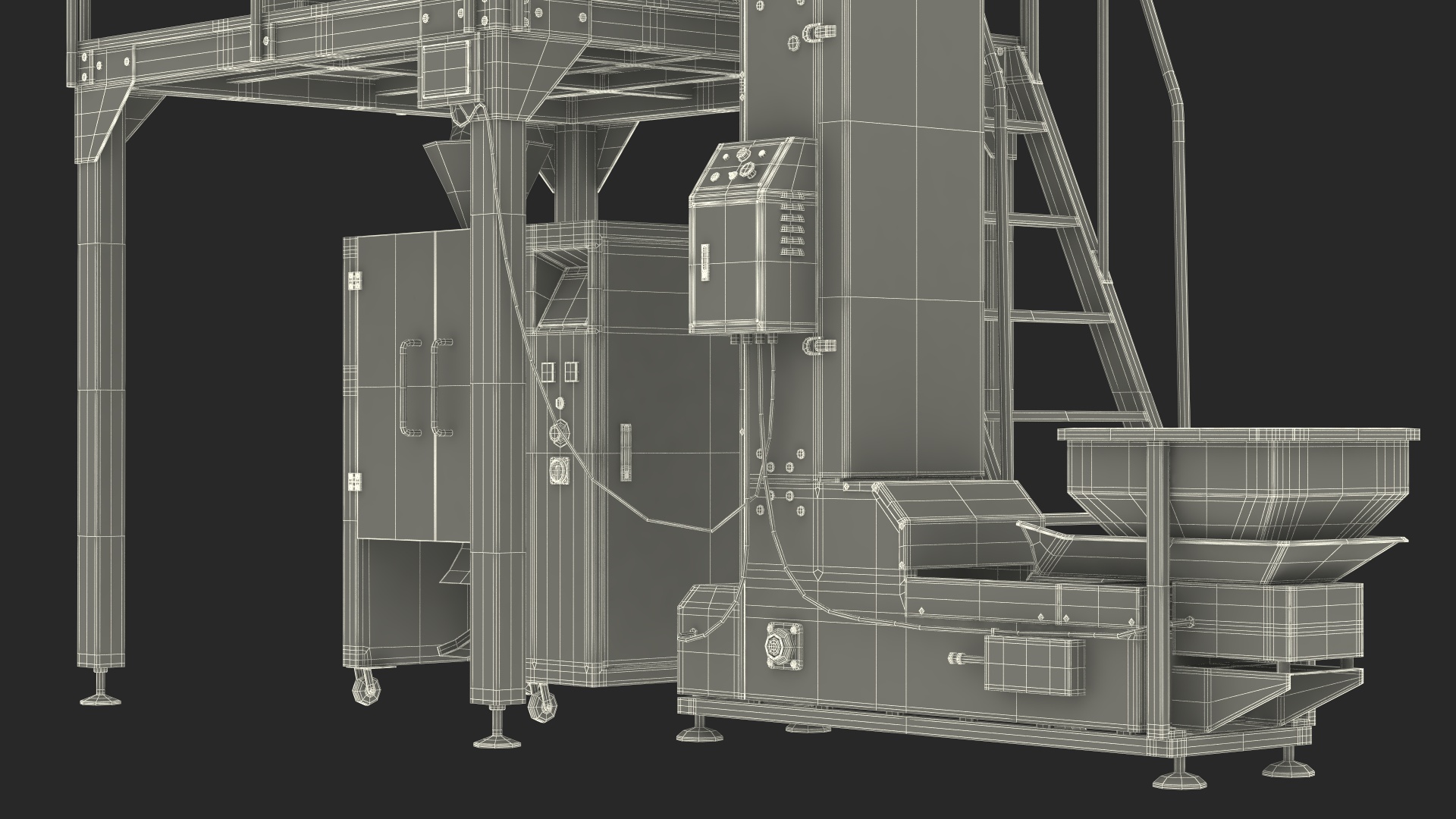 3D Vertical Fill Food Packaging Machine