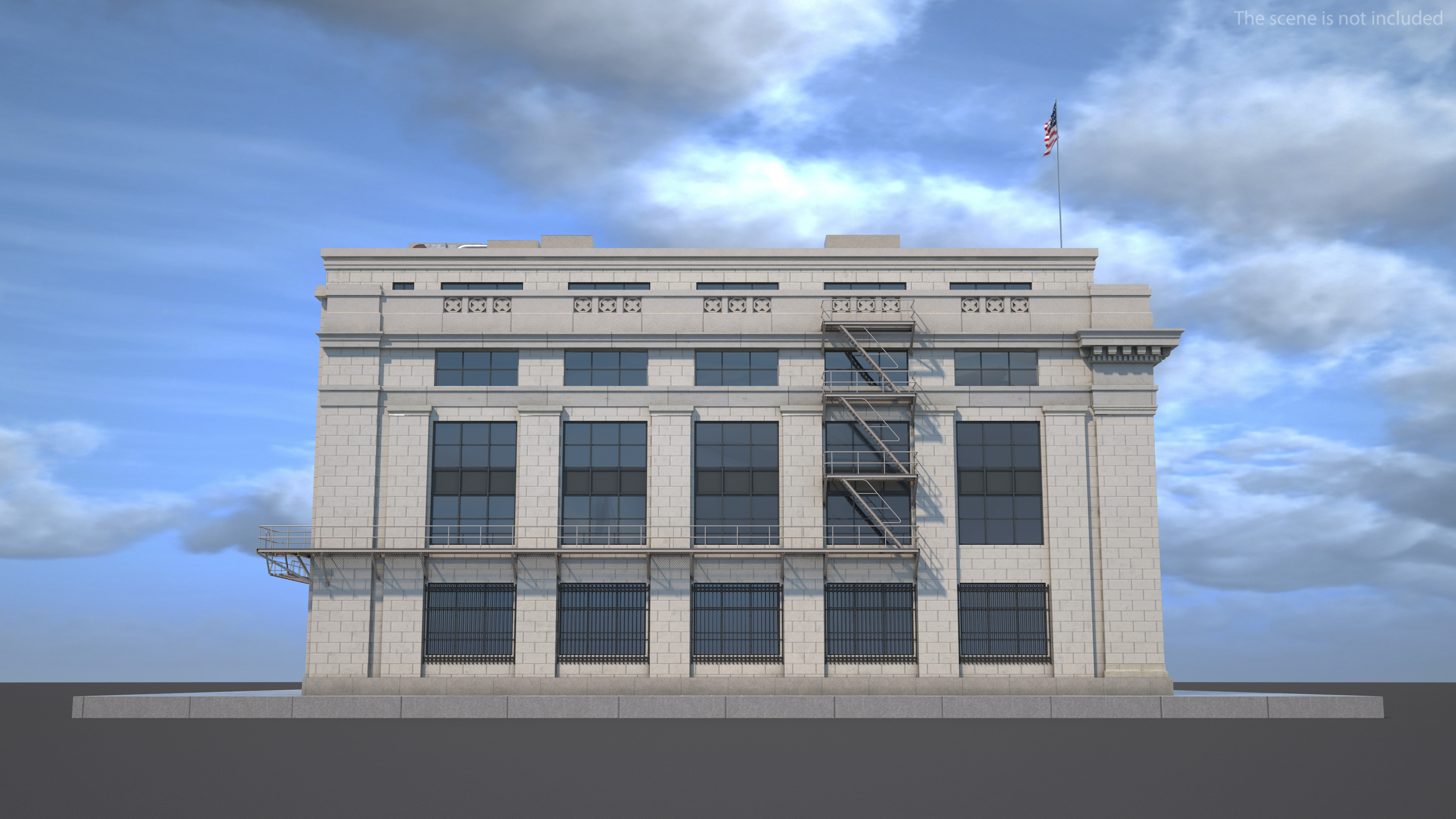 3D Riggs National Bank Building model
