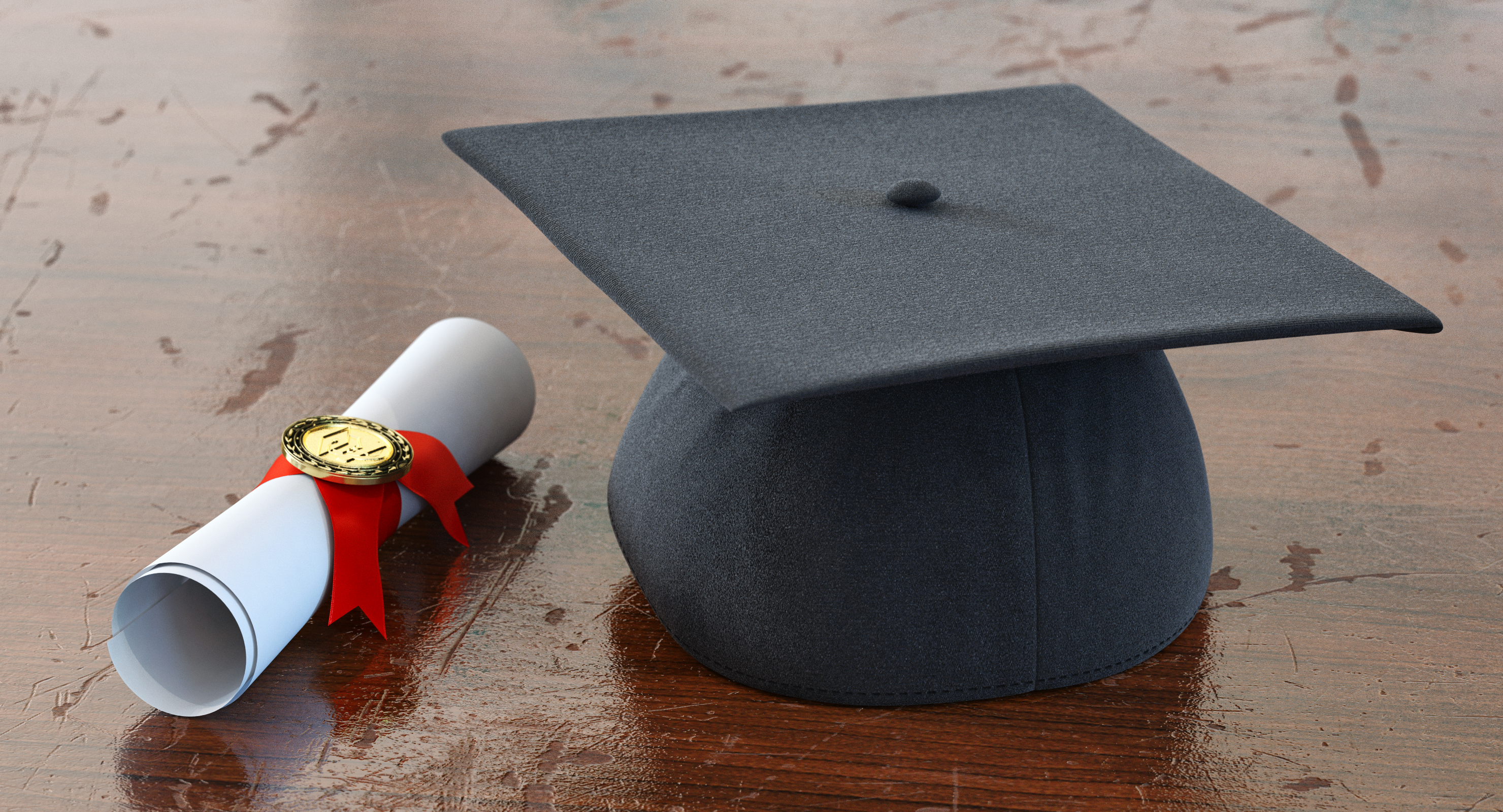 Degree Scroll Graduation Cap, view 5