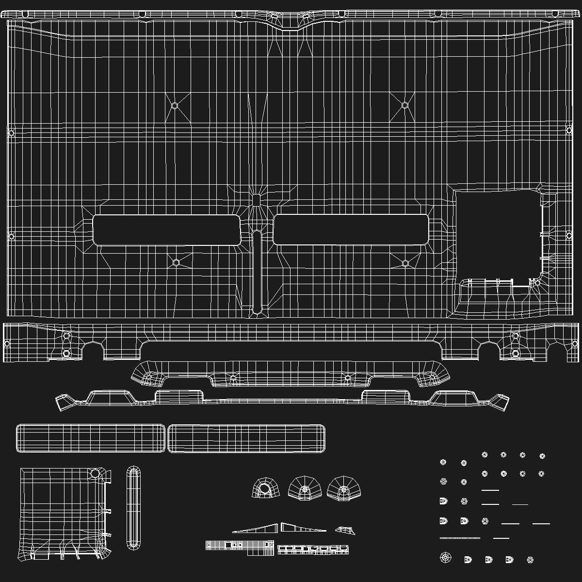3D Modern Plasma TV