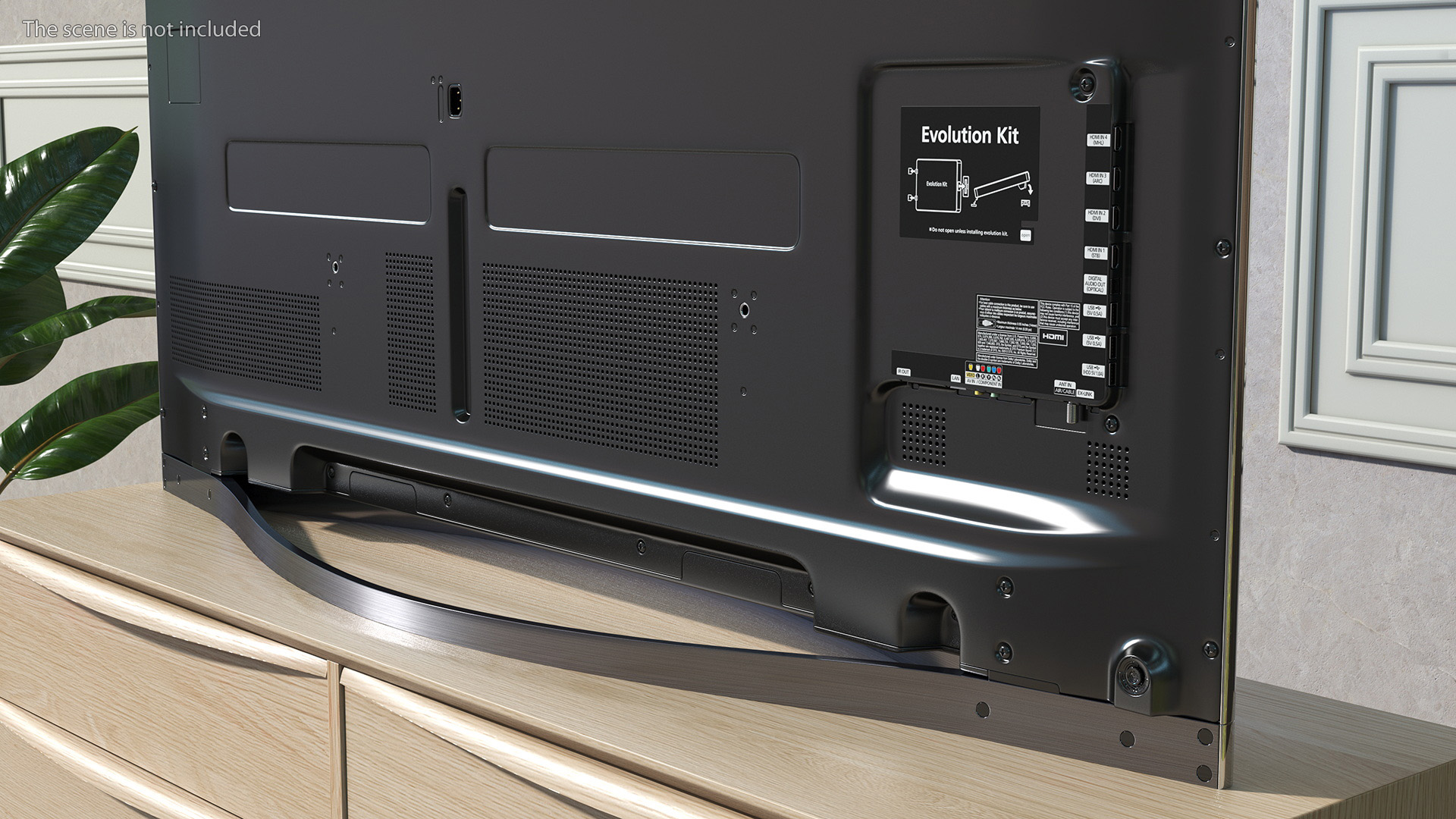 3D Modern Plasma TV