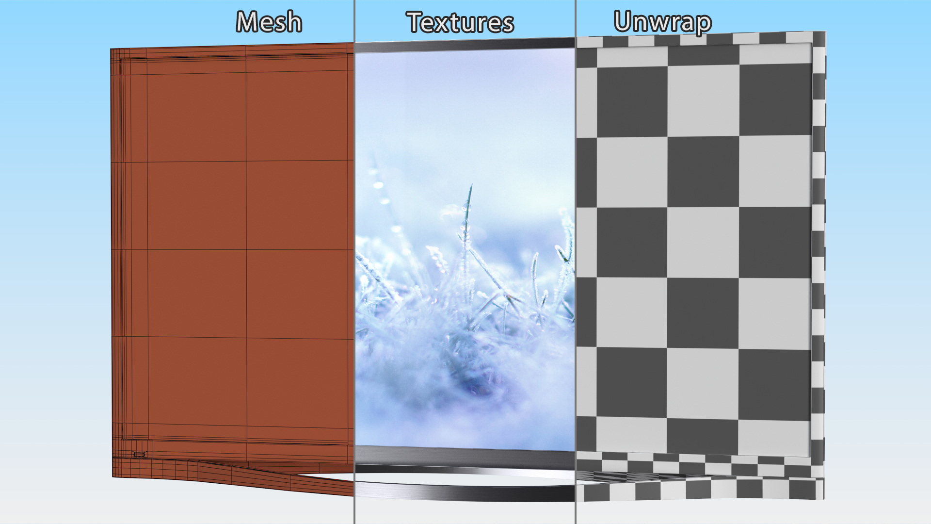 3D Modern Plasma TV