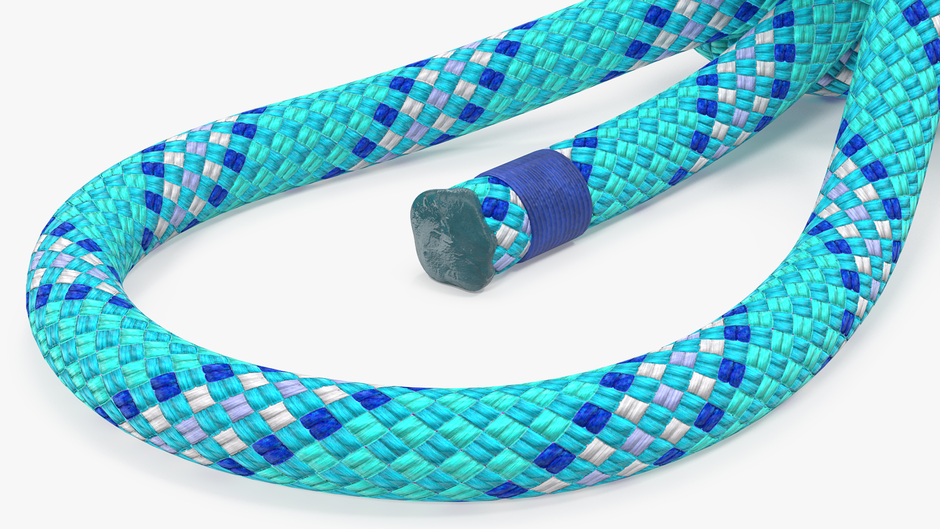 3D Water Bowline Rope Knot model