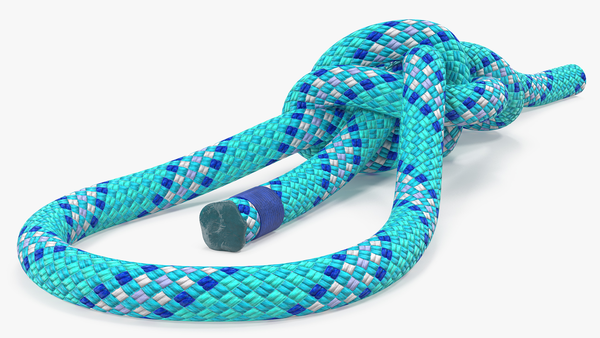 3D Water Bowline Rope Knot model