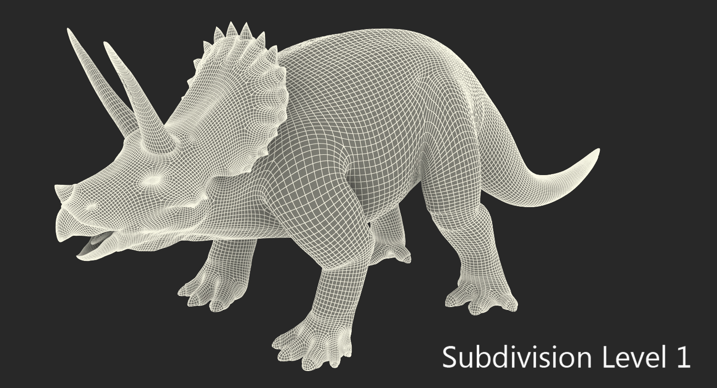 3D Triceratops