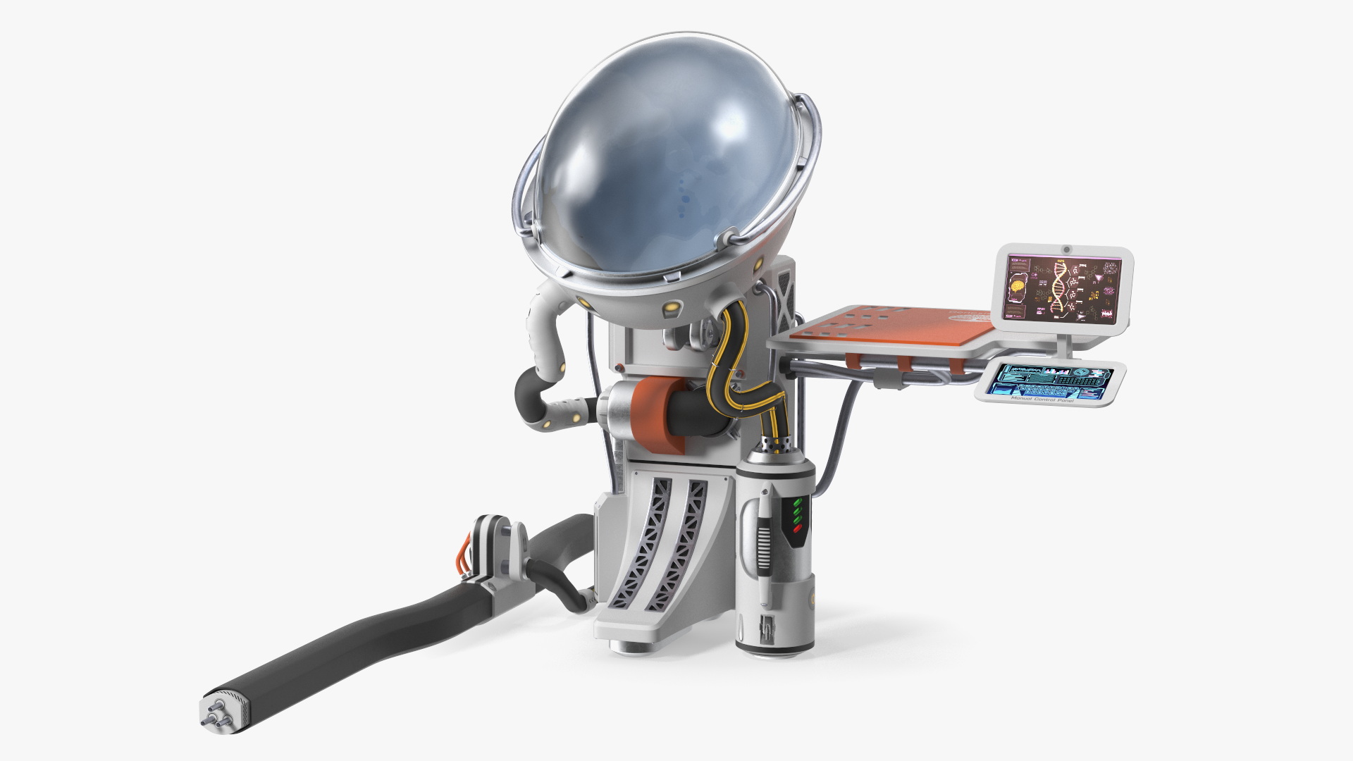 3D model Artificial Womb Concept White Empty