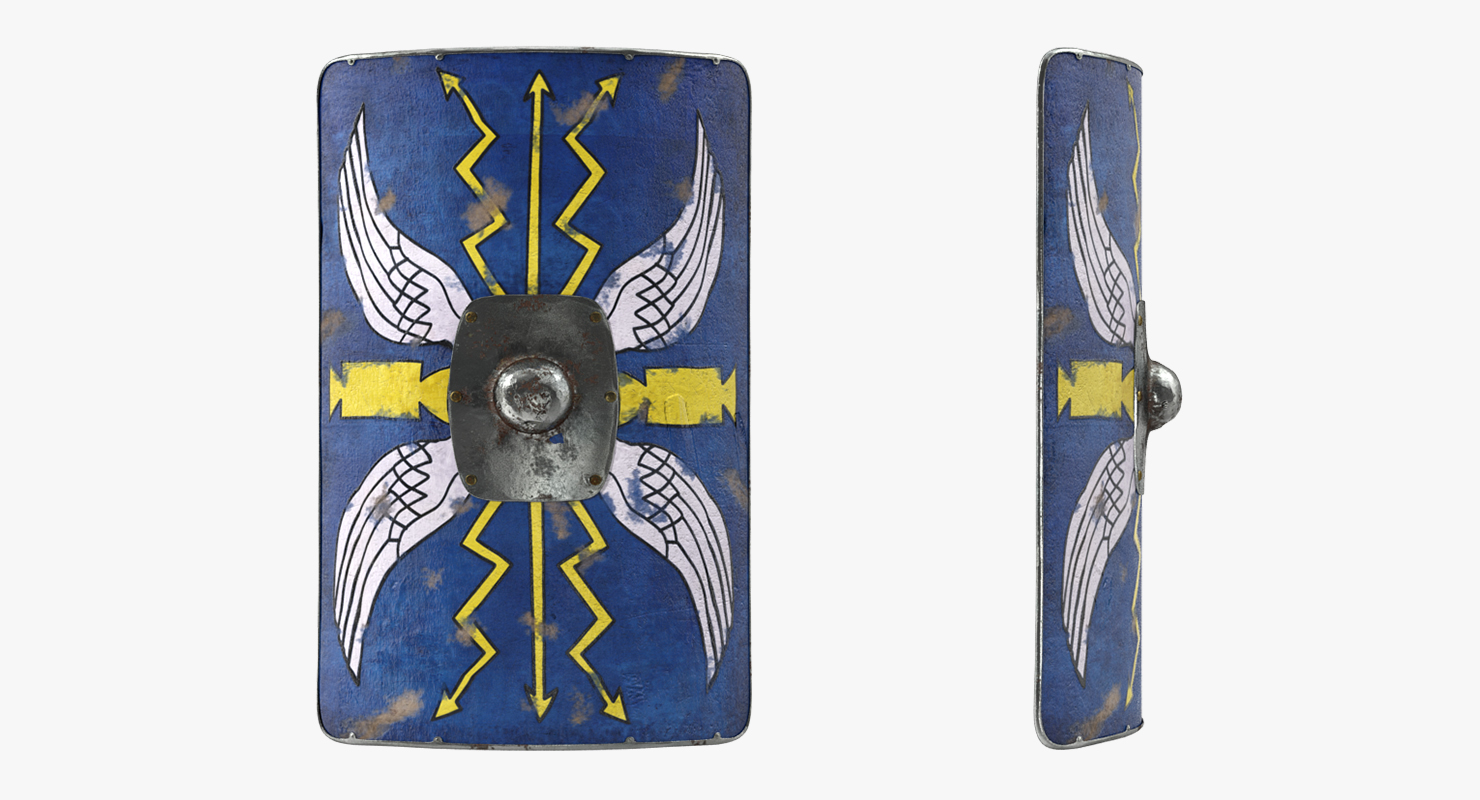 Roman Shield 3D